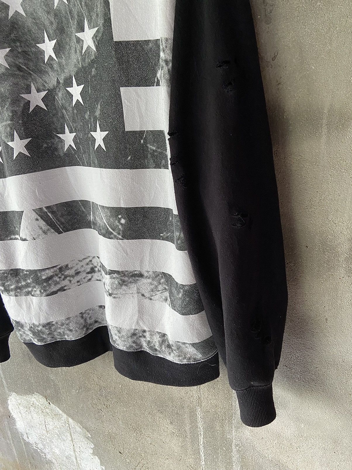 Hysteric Glamour × If Six Was Nine × Japanese Brand B ONE SOUL DISTRESSED HOODIE AMERICAN FLAG Size US L / EU 52-54 / 3 - 16 Thumbnail