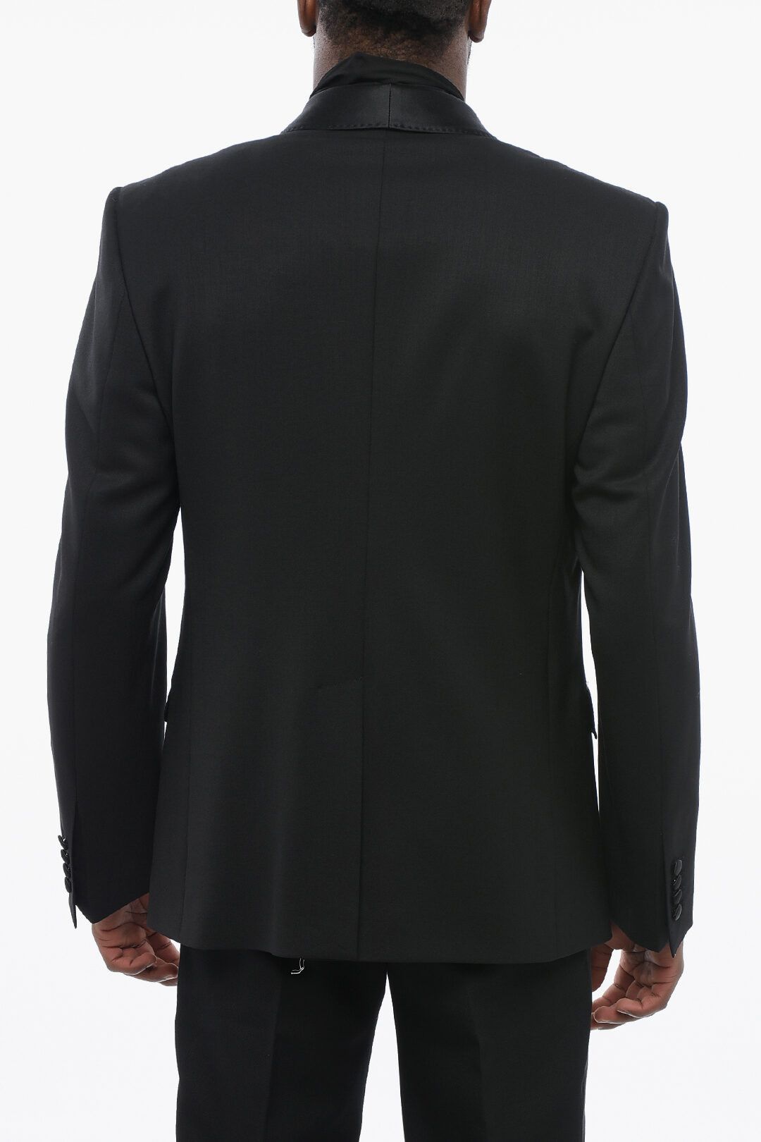 Dolce & Gabbana og1mm0825 Sicilia Double-Breasted Blazer in Balck Size US L / EU 52-54 / 3 - 2 Thumbnail