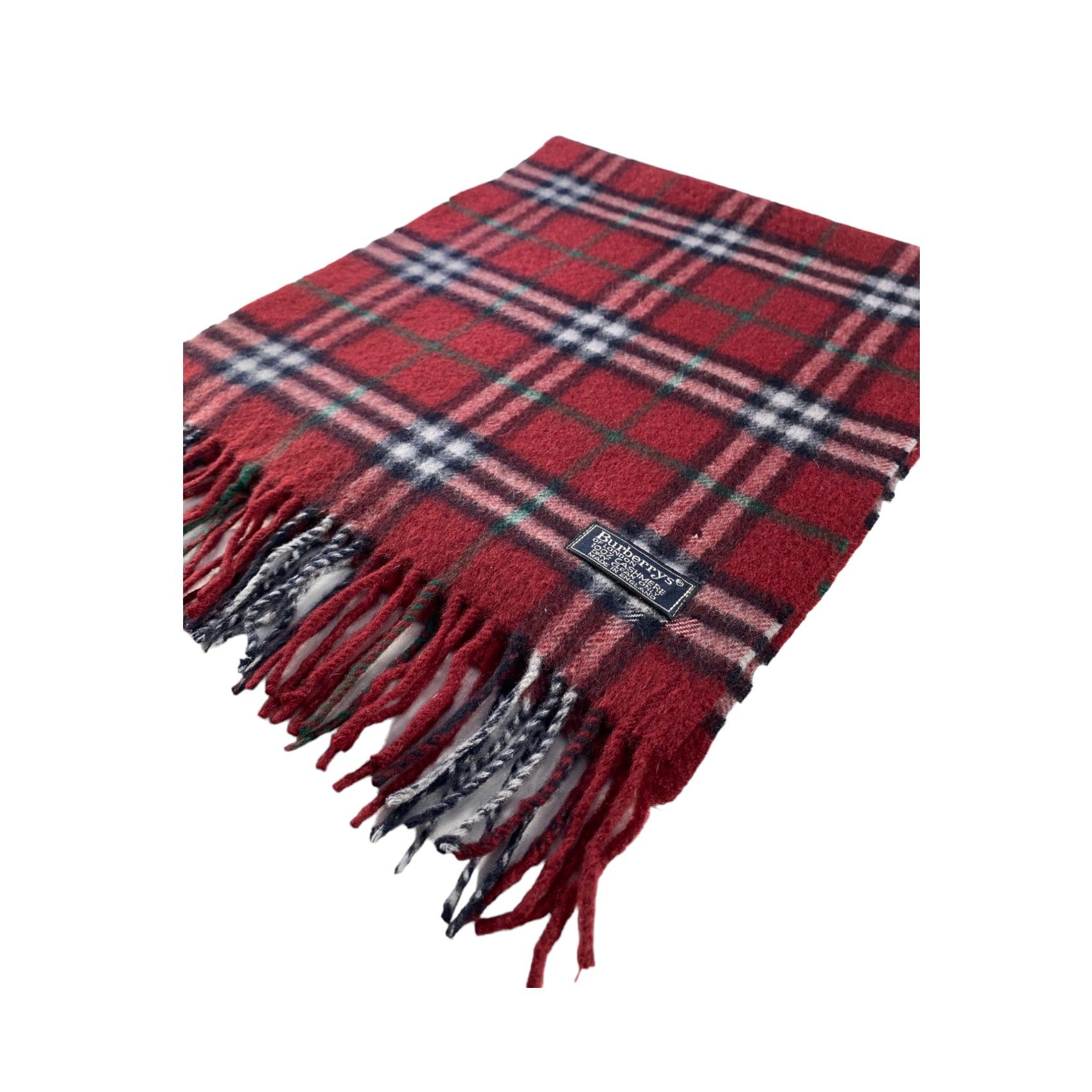 Burberry × Vintage Burberry Scarf / Muffler / Neckwear - WW1574 Size ONE SIZE - 6 Thumbnail