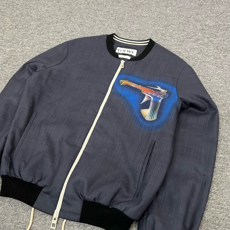 Loewe LOEWE size44 Rocket pattern print zipper baseball jacket Size US S / EU 44-46 / 1 - 3 Thumbnail