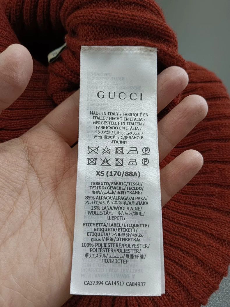 Gucci Gucci Turtleneck knitted pullover sweater 2504-Nextarrow Size US XS / EU 42 / 0 - 6 Thumbnail
