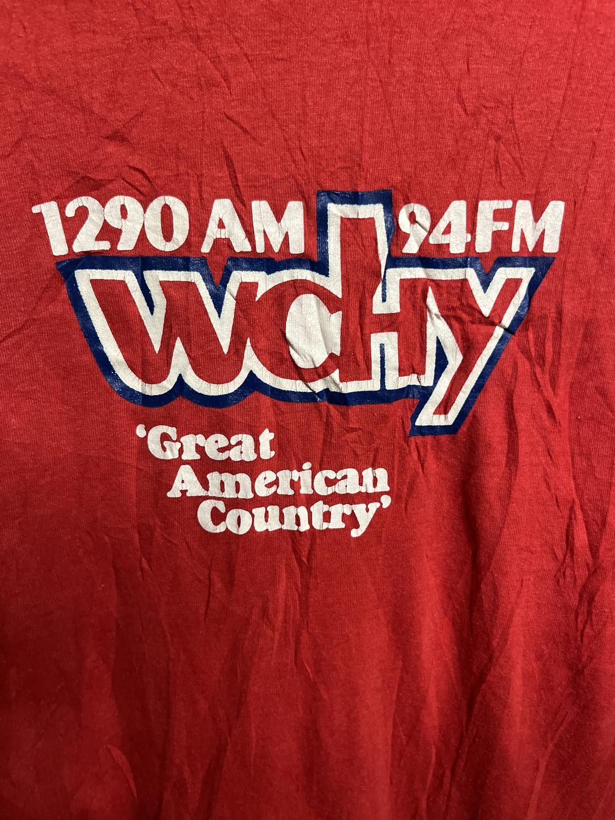 Designer VTG Country Radio T-shirt WCHY 1290AM 94FM Savannah Georgia Size US S / EU 44-46 / 1 - 3 Thumbnail