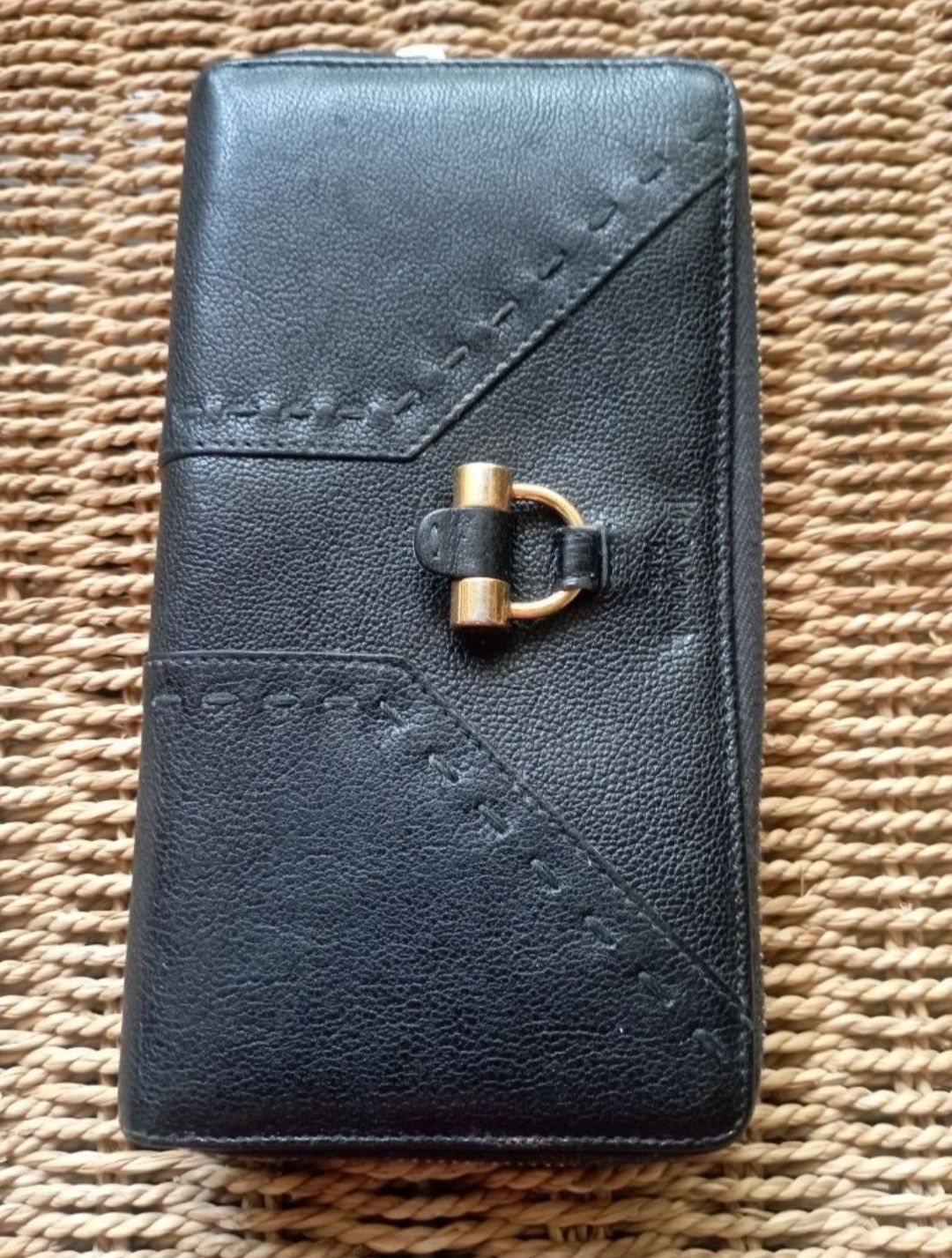Yves Saint Laurent Yves Saint Laurent Tri-Fold Leather Wallet Size ONE SIZE - 1 Thumbnail