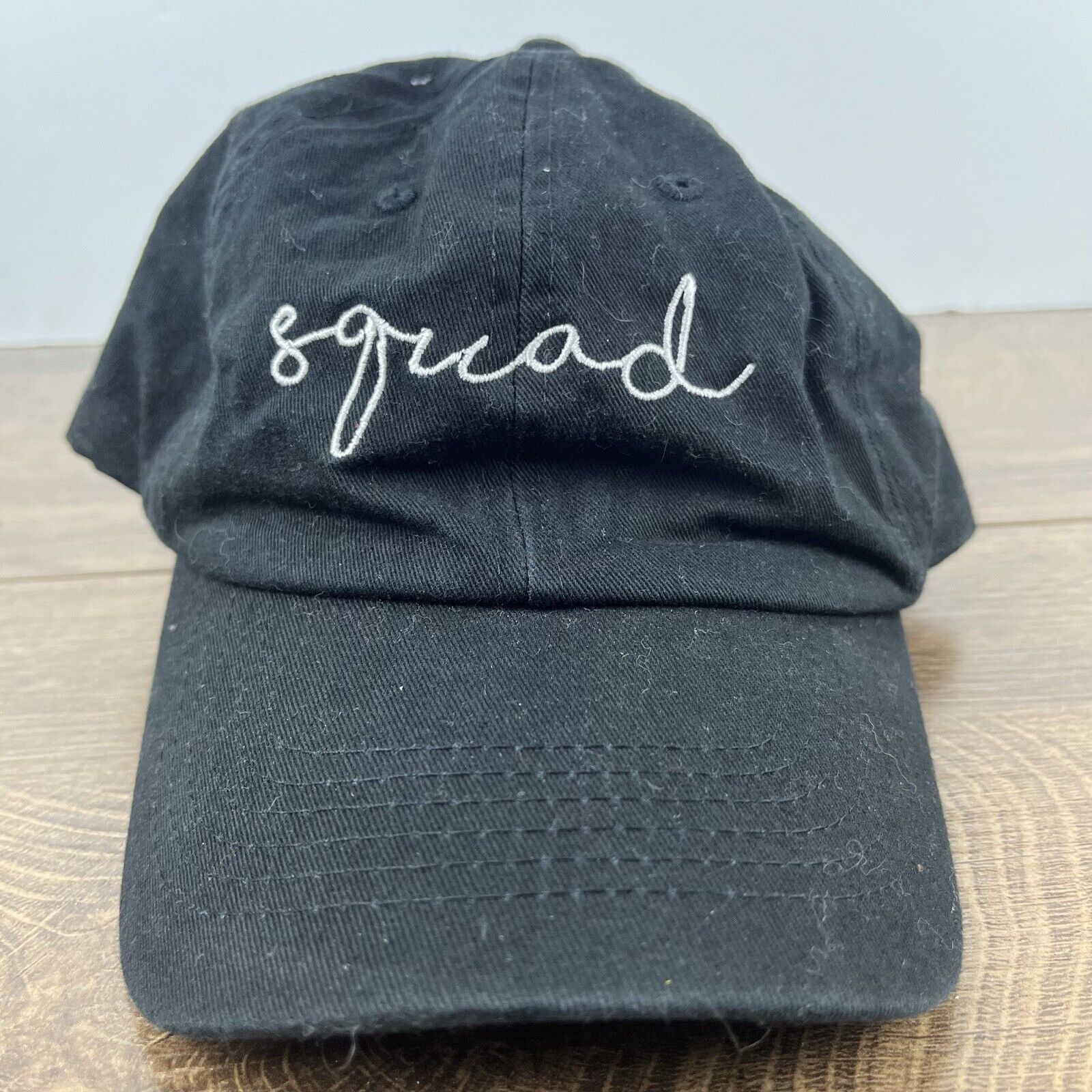 Other Squad Hat Black Cap Squad Hat Adjustable Hat Black Adult Hat Size ONE SIZE - 3 Thumbnail