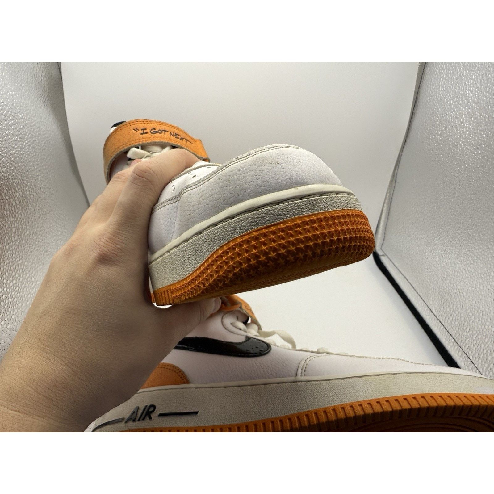 Nike Nike Air Force 1 07 “I Got Next” DV2134-100 White Orange Size US 10.5 / EU 43-44 - 6 Thumbnail