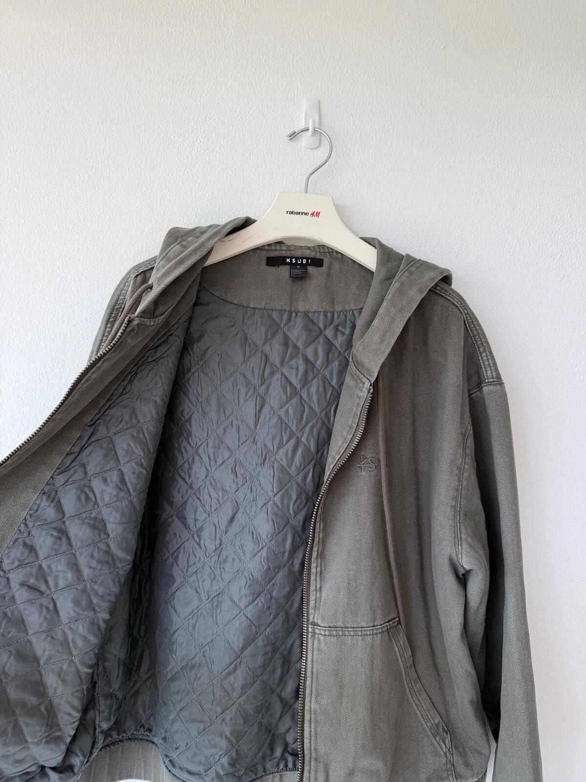 Ksubi Ksubi mens surplus green grey zip up jacket medium m denim Size US 32 / EU 48 - 8 Thumbnail