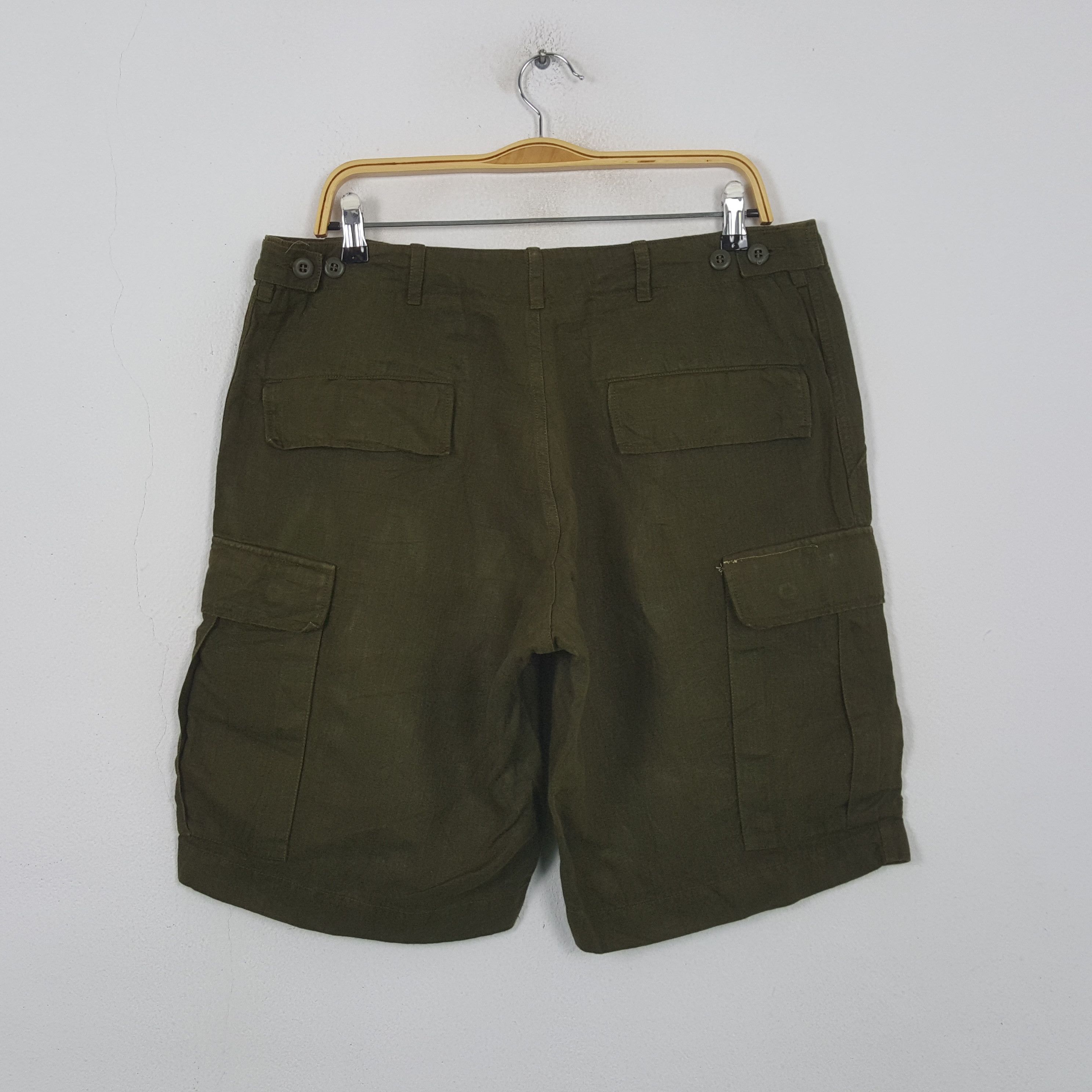 Vintage Vintage Honnete French Military Style Cargo Shorts RR10 Size US 34 / EU 50 - 3 Thumbnail
