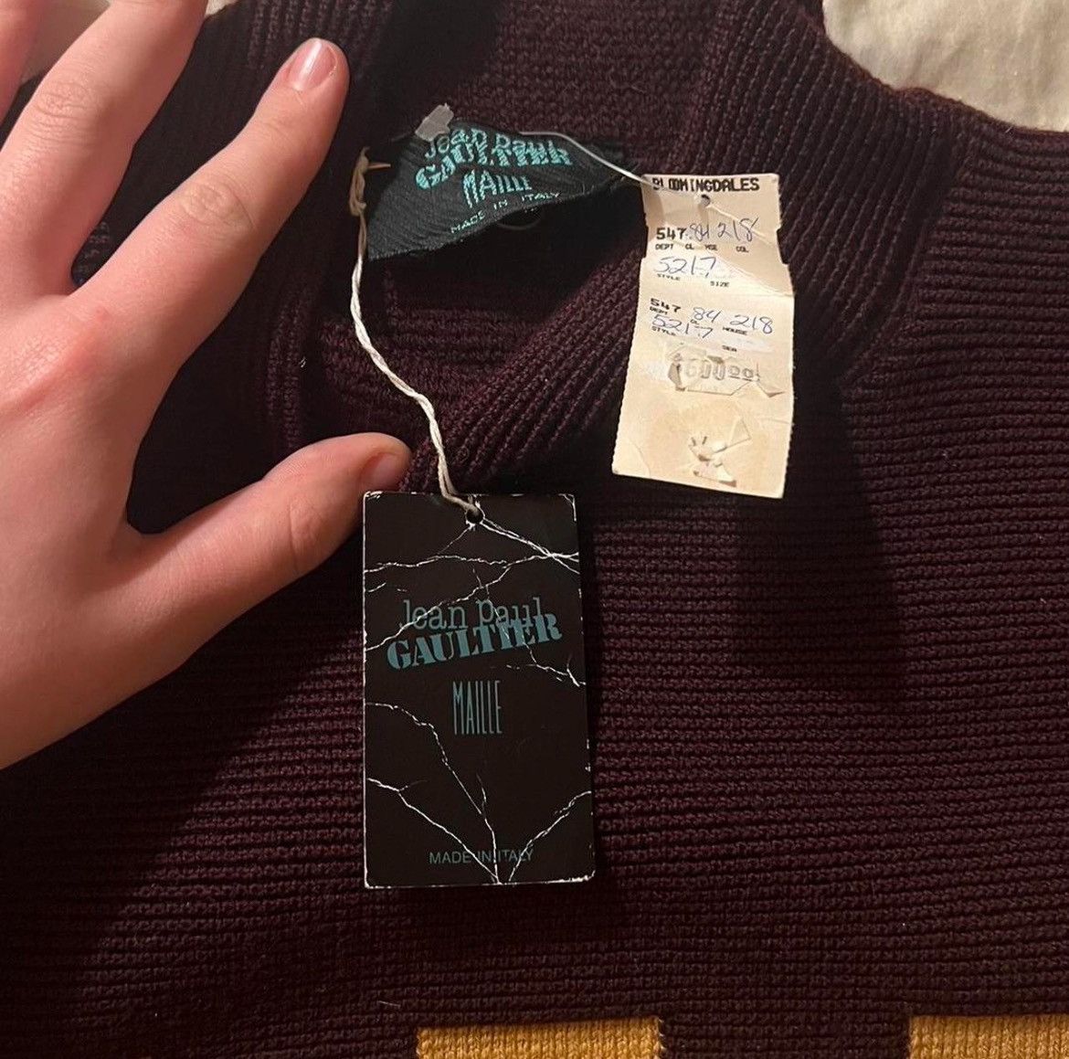Jean Paul Gaultier 80s/90s Jean Paul-Gaultier Maille Sweater Size US M / EU 48-50 / 2 - 3 Thumbnail