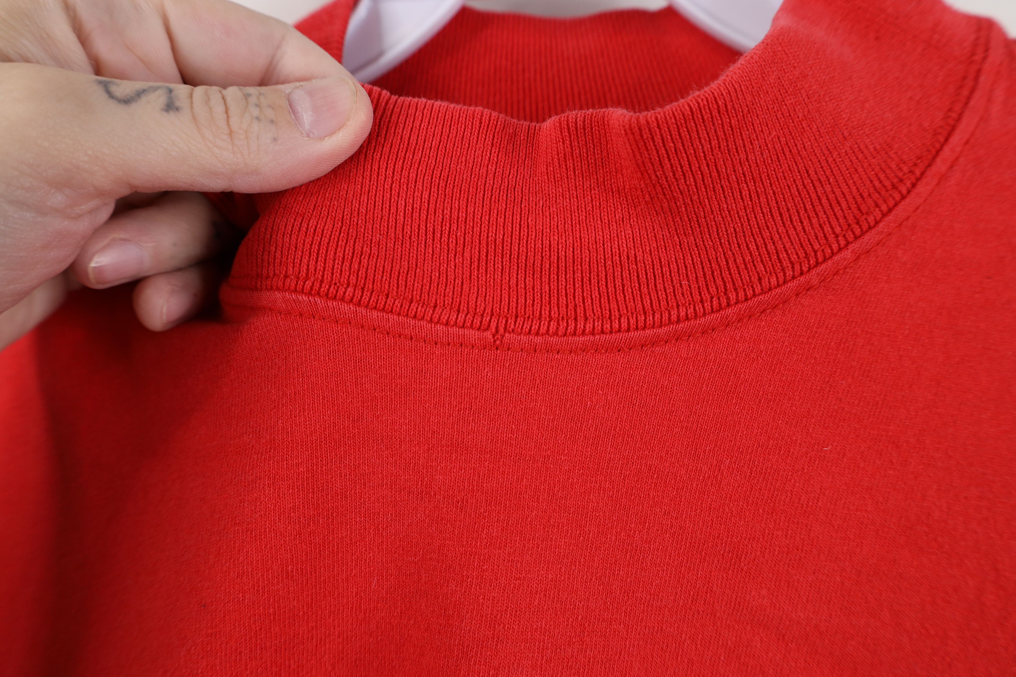 Vintage Vintage 90s Streetwear Mock Neck Long Sleeve T-Shirt Cotton Size US S / EU 44-46 / 1 - 4 Thumbnail