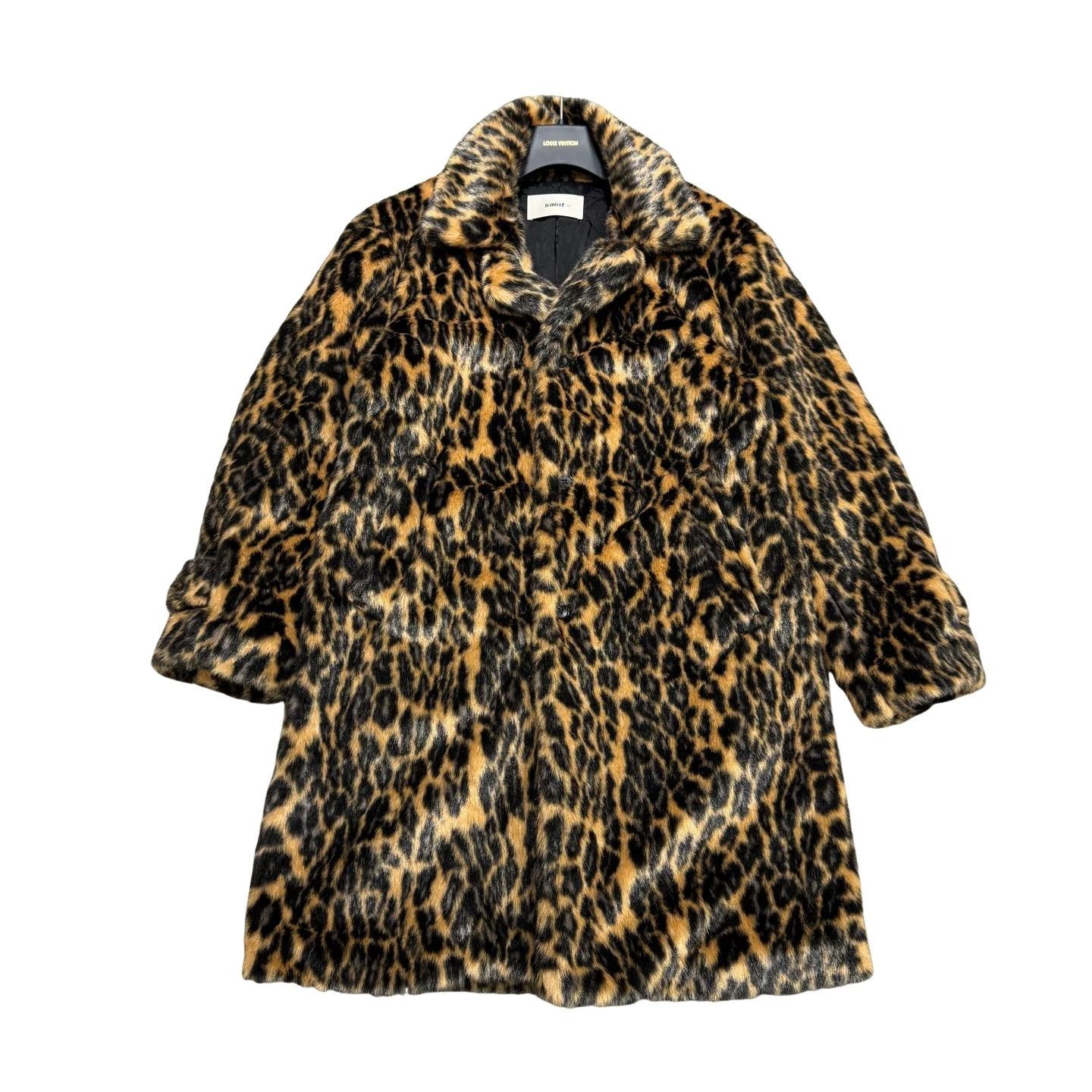 Saint Michael Saint Michael Leopard Faux Fur Coat Size L Size US L / EU 52-54 / 3 - 1 Thumbnail
