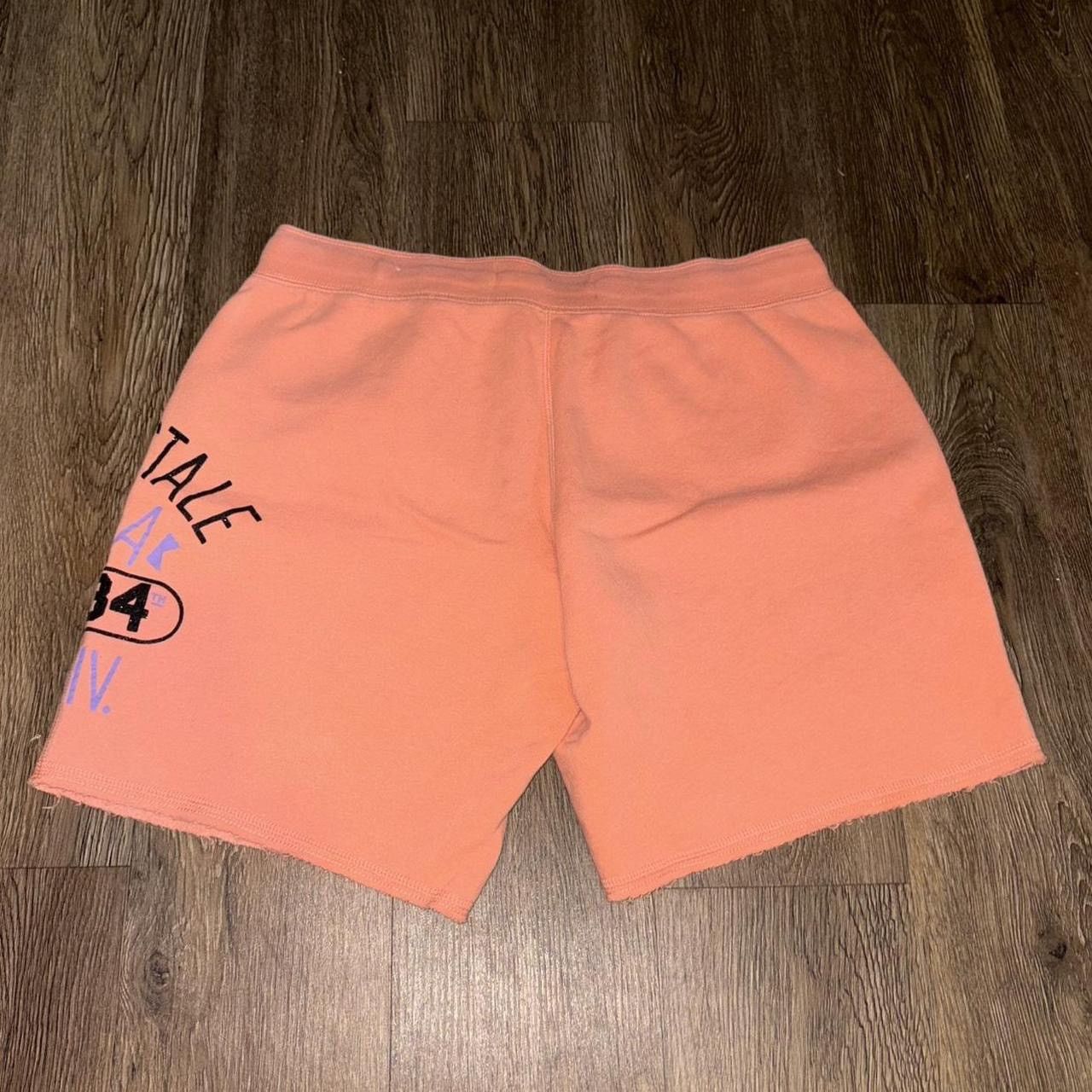 Aeropostale Y2K Aeropostale orange sparkle logo sweat shorts Size 28" / US 6 / IT 42 - 4 Thumbnail
