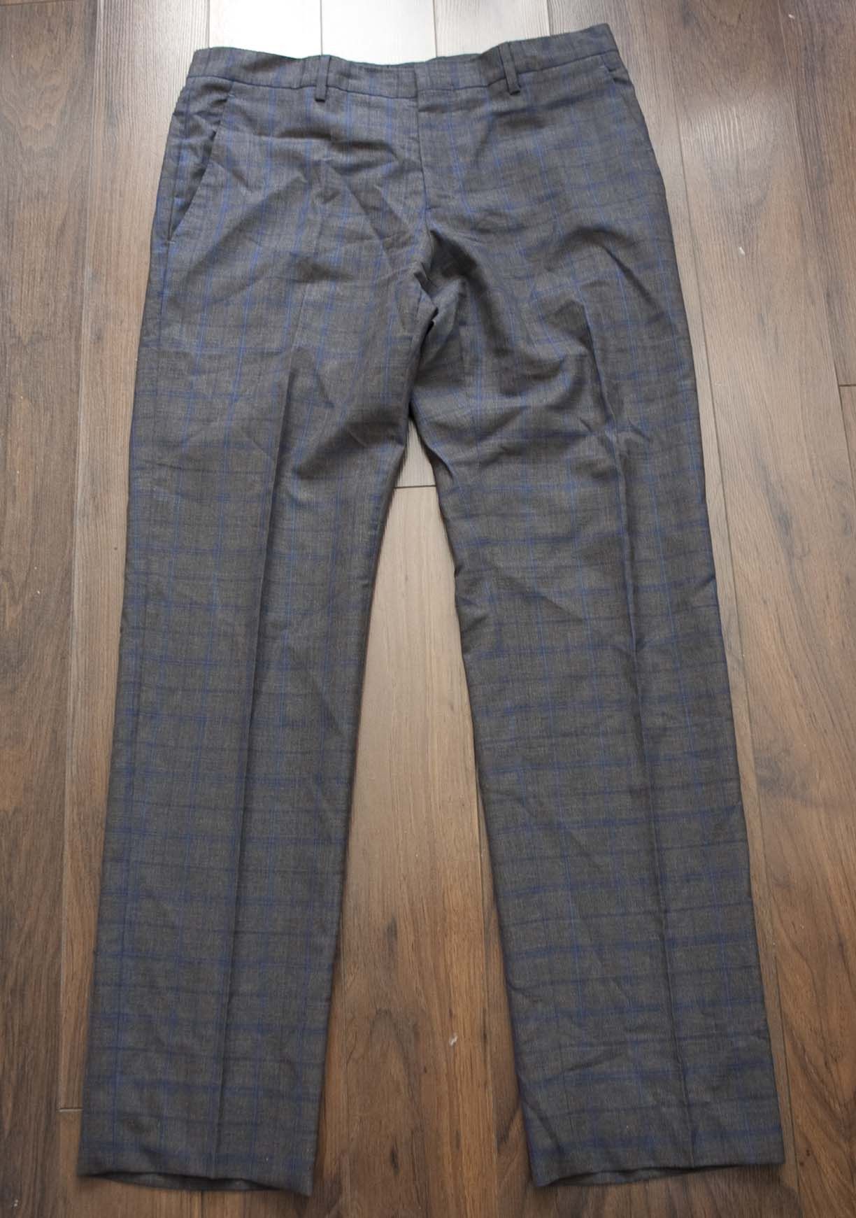 Etro Etro Pants Wool Size 33x31 Made in Italy Gray Plaid Size US 33 - 1 Thumbnail