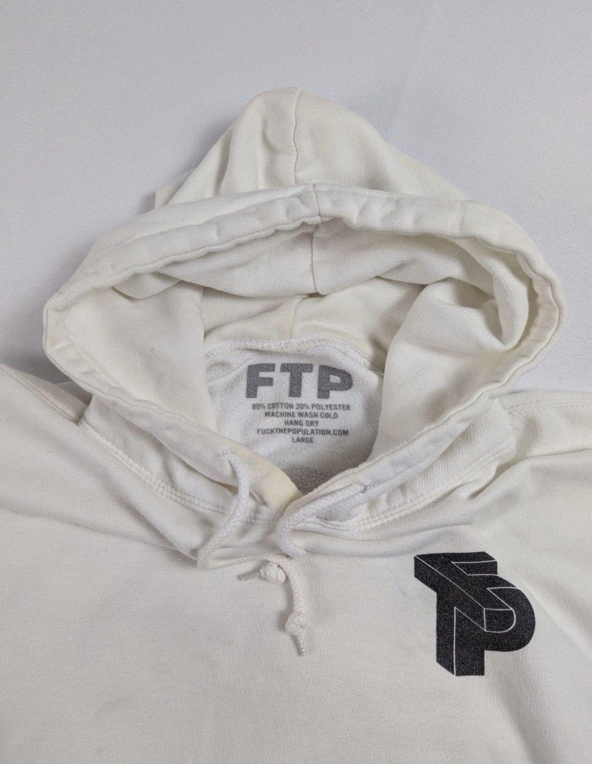 Fuck The Population FTP OG 3D Logo Hoodie (2016) Size US L / EU 52-54 / 3 - 3 Thumbnail
