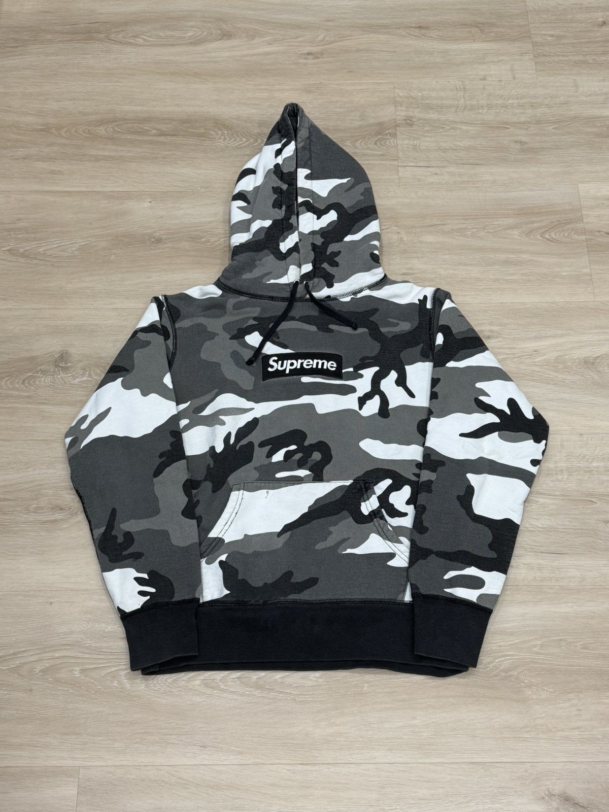 Supreme Supreme fw13 snow camo box logo hoodie hooded sweatshirt