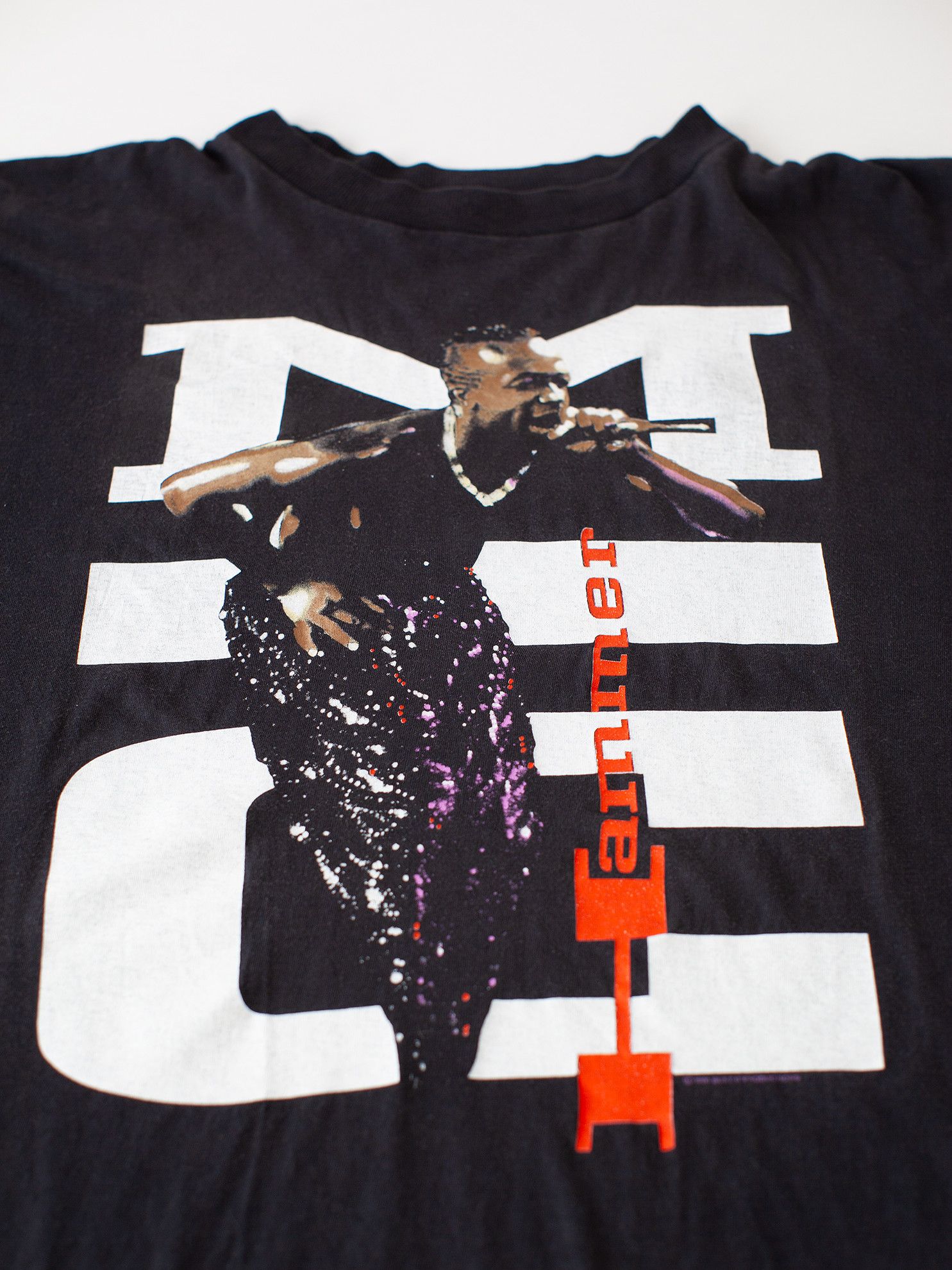 Rap Tees Vintage 1991 MC Hammer Rap Hip-Hop 90s Promo T-Shirt Size US XL / EU 56 / 4 - 2 Thumbnail