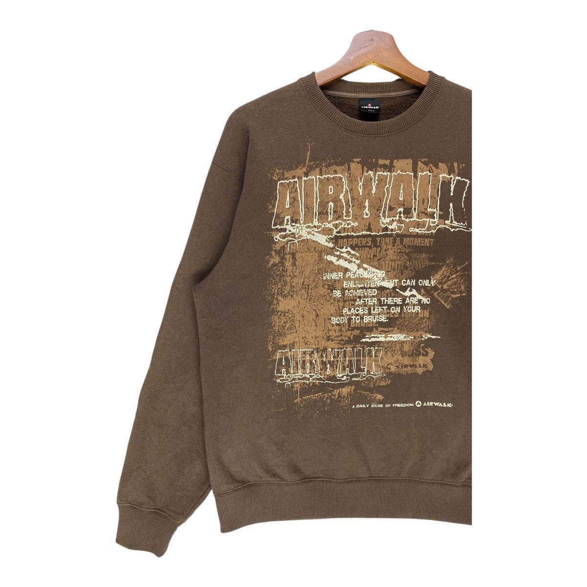 Airwalk Airwalk Sweatshirt Pullover Jumper Crewneck Size L Size US L / EU 52-54 / 3 - 3 Thumbnail