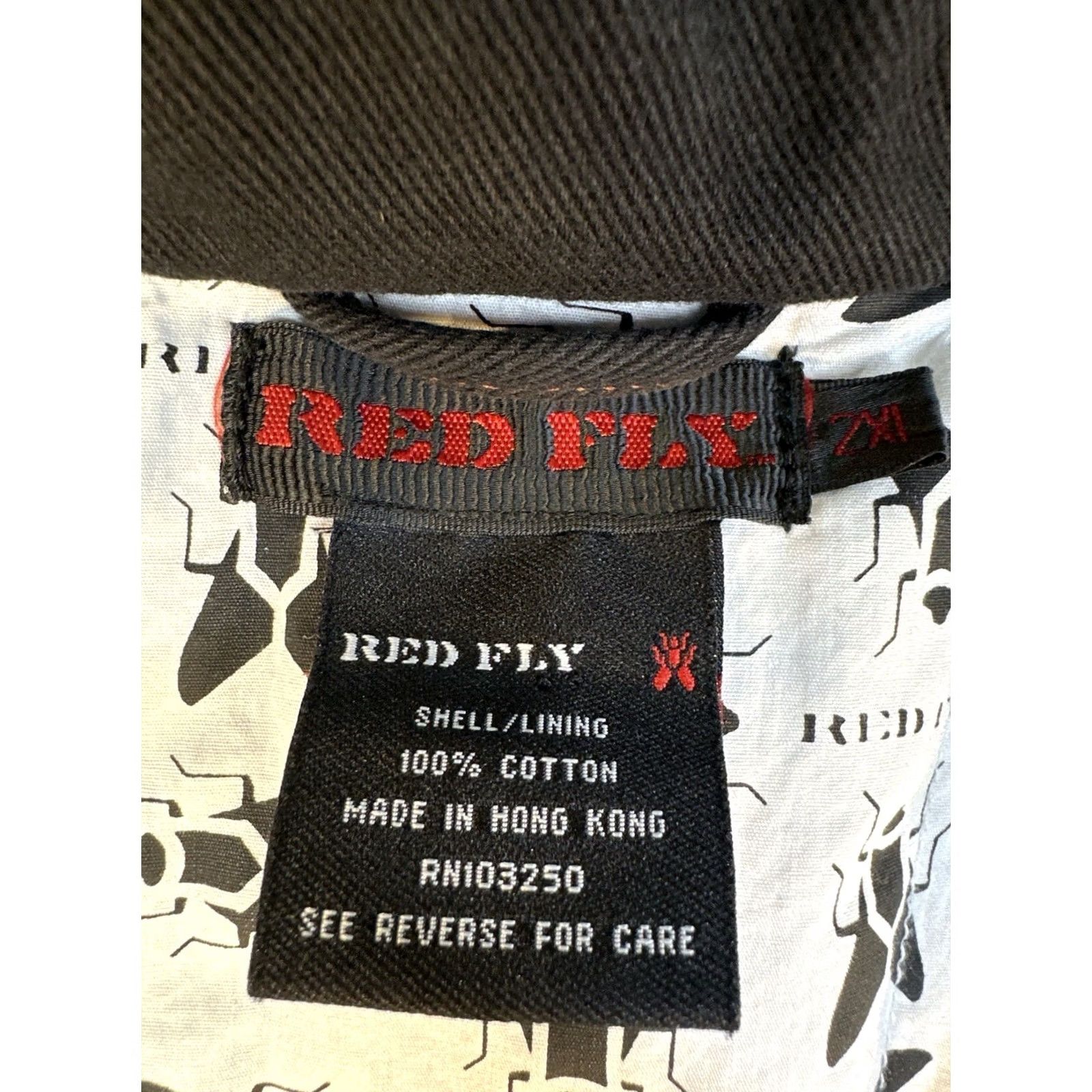 Vintage VINTAGE Black Orange Stitch Red Fly Hong Kong Jacket 2XL Cotton Urban Streetwear Bomber Jacket Mens Lined Clothing Size US XXL / EU 58 / 5 - 2 Thumbnail