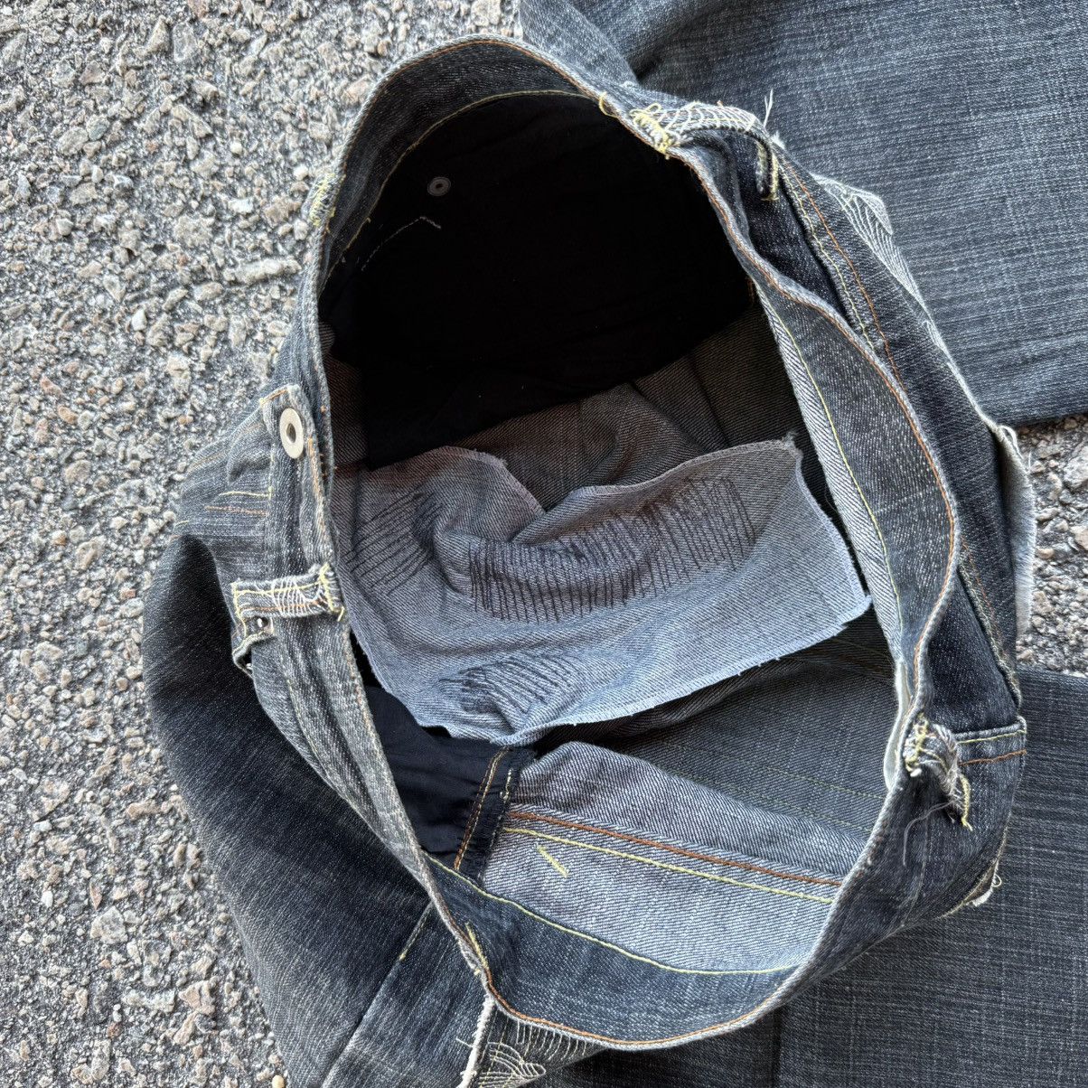 Japanese Brand × Jean × Vintage VINTAGE GUMU INTERNATIONAL BLACK JEAN DENIM PANTS Size US 32 / EU 48 - 15 Thumbnail