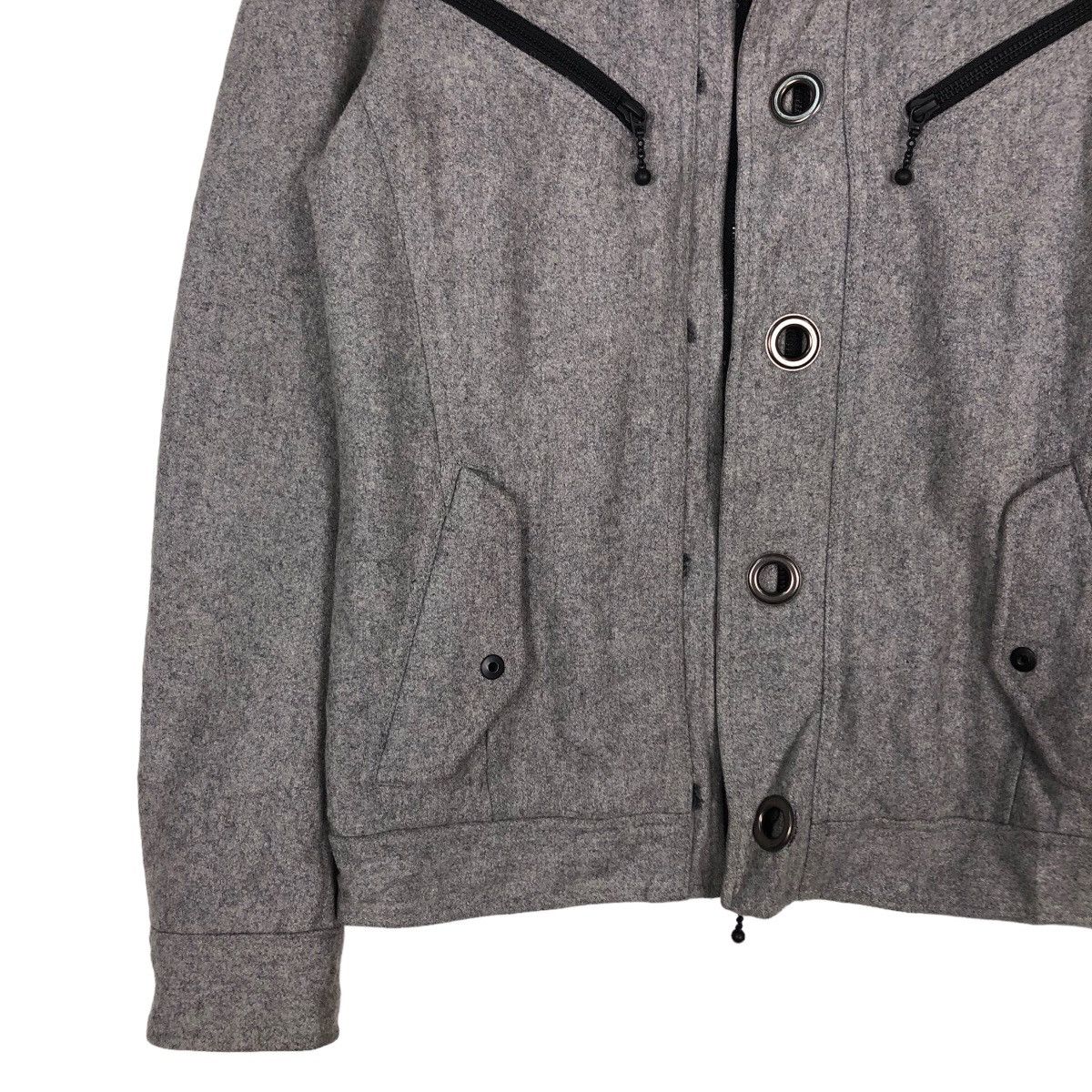Japanese Brand 🔥Vintage Wool Biker Jacket Hideaways Nicole Issey Miyake Size US M / EU 48-50 / 2 - 4 Thumbnail