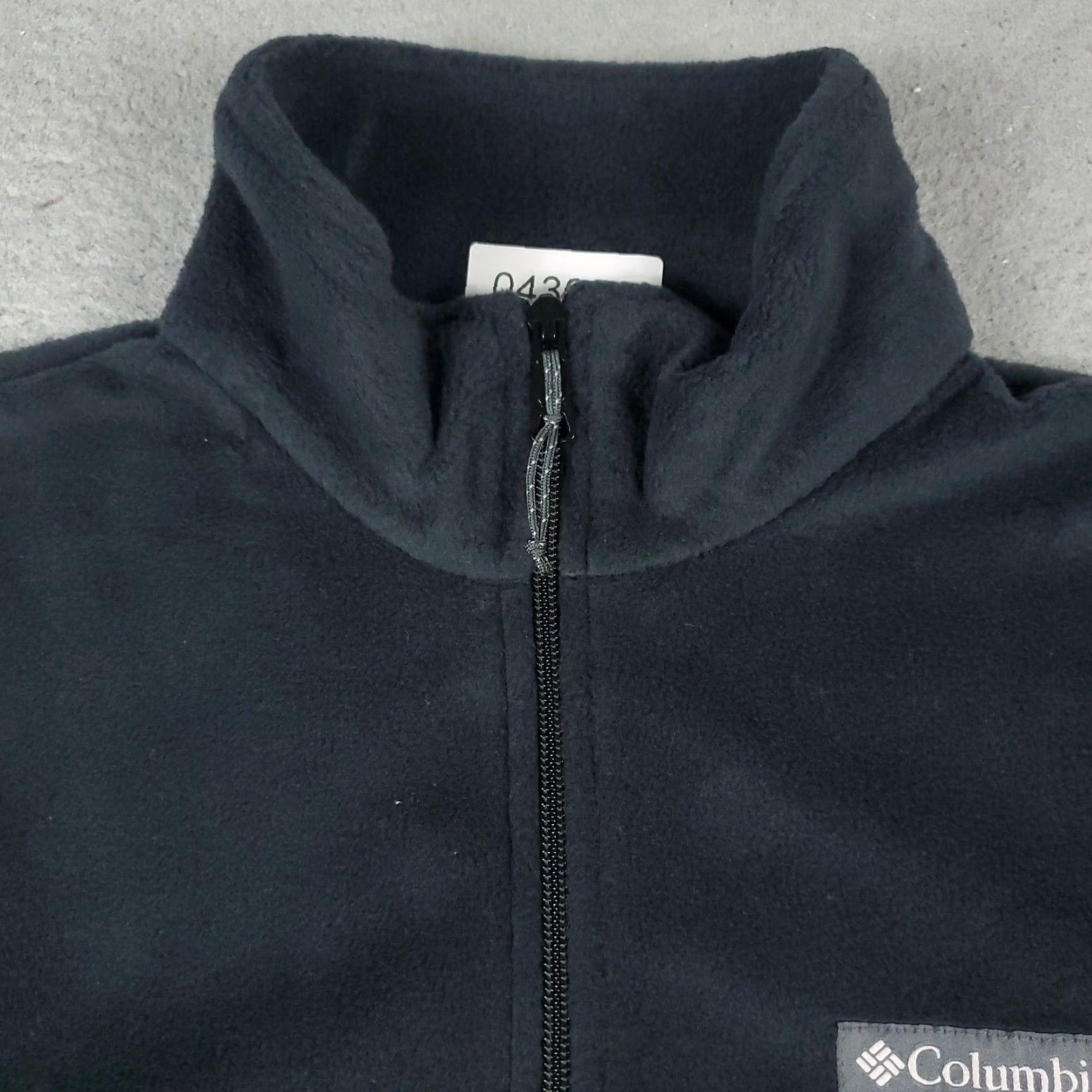 Vintage Columbia Mens Sweater Small Black Fleece Outdoors Full Zip Up Sweatshirt Size US S / EU 44-46 / 1 - 2 Thumbnail