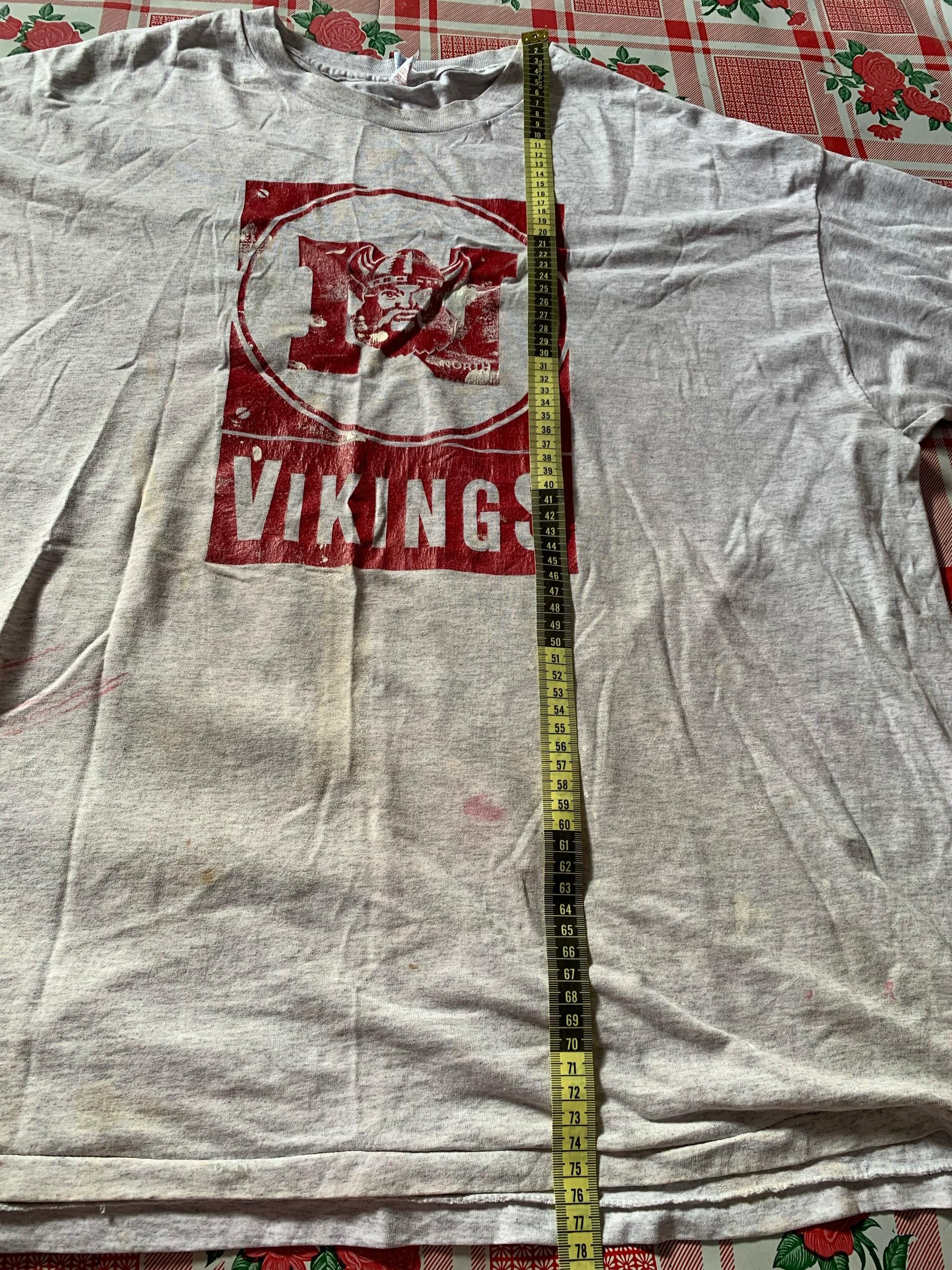 Vintage single stich USA 90s Northgate Vikings Shirt/Tshirt Size US L / EU 52-54 / 3 - 3 Thumbnail