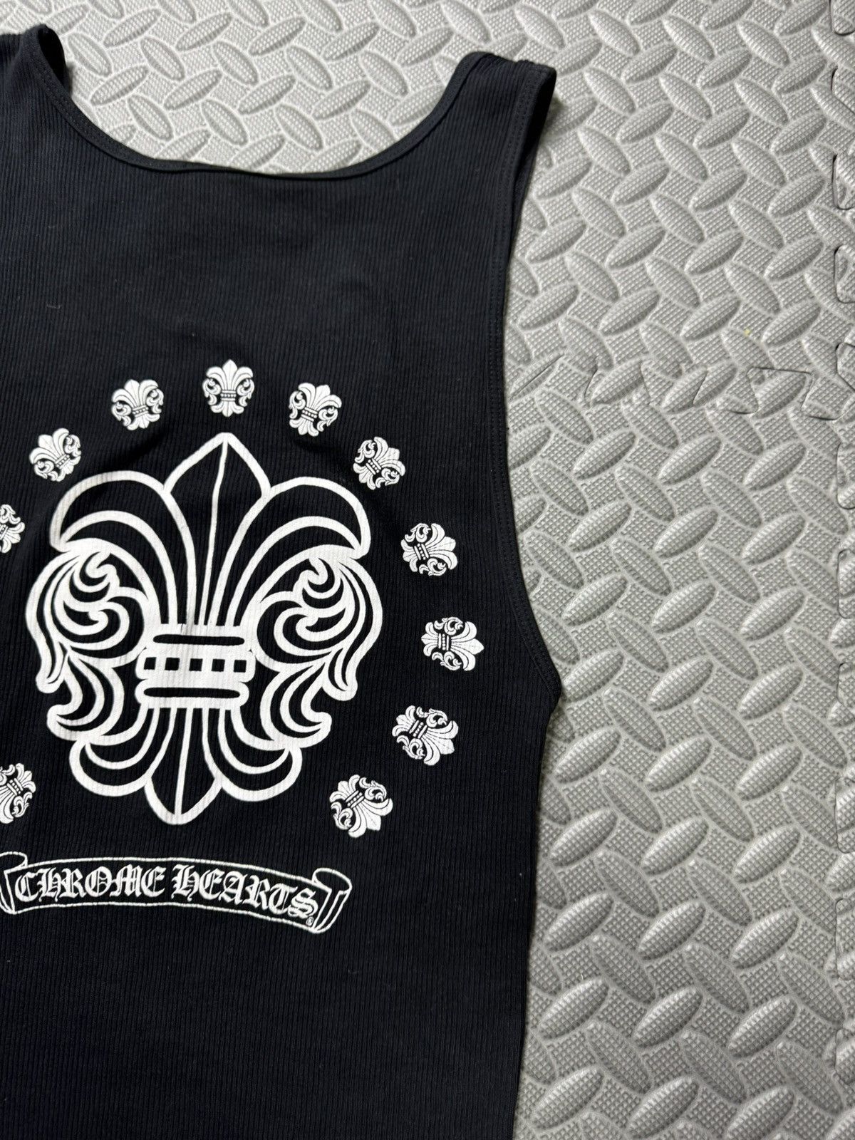 Chrome Hearts RARE! FLEUR DE LIS RIBBED TANKTOP Size US L / EU 52-54 / 3 - 6 Thumbnail