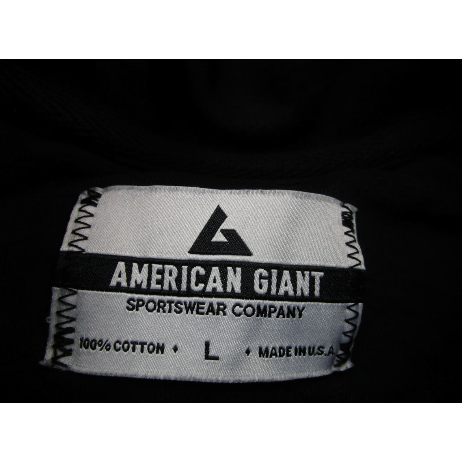 Vintage American Giant Sweatshirt Mens Large Black Full Zip 100% Cotton Made USA Jacket Size US L / EU 52-54 / 3 - 6 Thumbnail