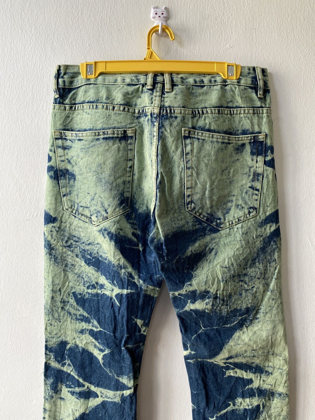 Japanese Brand Japanese Brand Acid Wash Design Distressed Denim Size US 31 - 10 Thumbnail