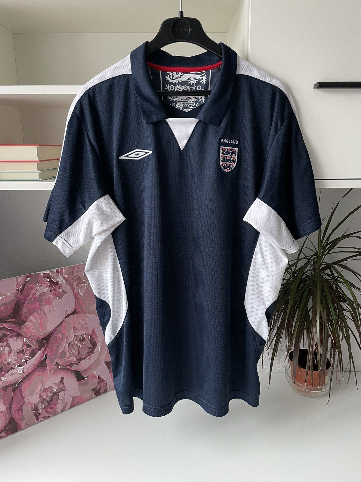 Umbro × Vintage Vintage Umbro England 2004/2006 Football Shirt Nation Jersey Size US XL / EU 56 / 4 - 1 Thumbnail