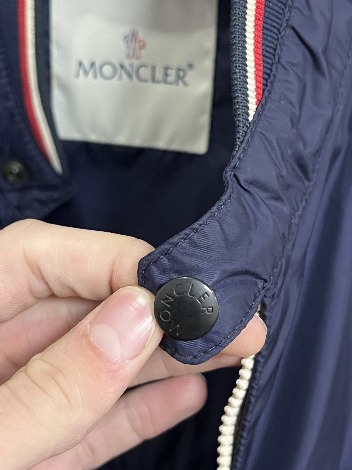Moncler Moncler Nylon jacket sweatshirt Size US L / EU 52-54 / 3 - 14 Thumbnail