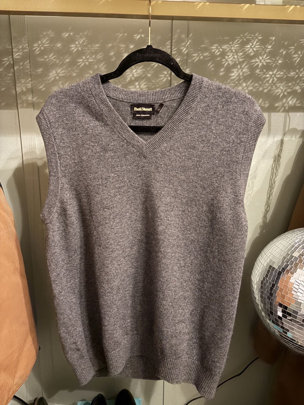 Paul Stuart Cashmere Slip Over Vest Size US L / EU 52-54 / 3 - 1 Thumbnail
