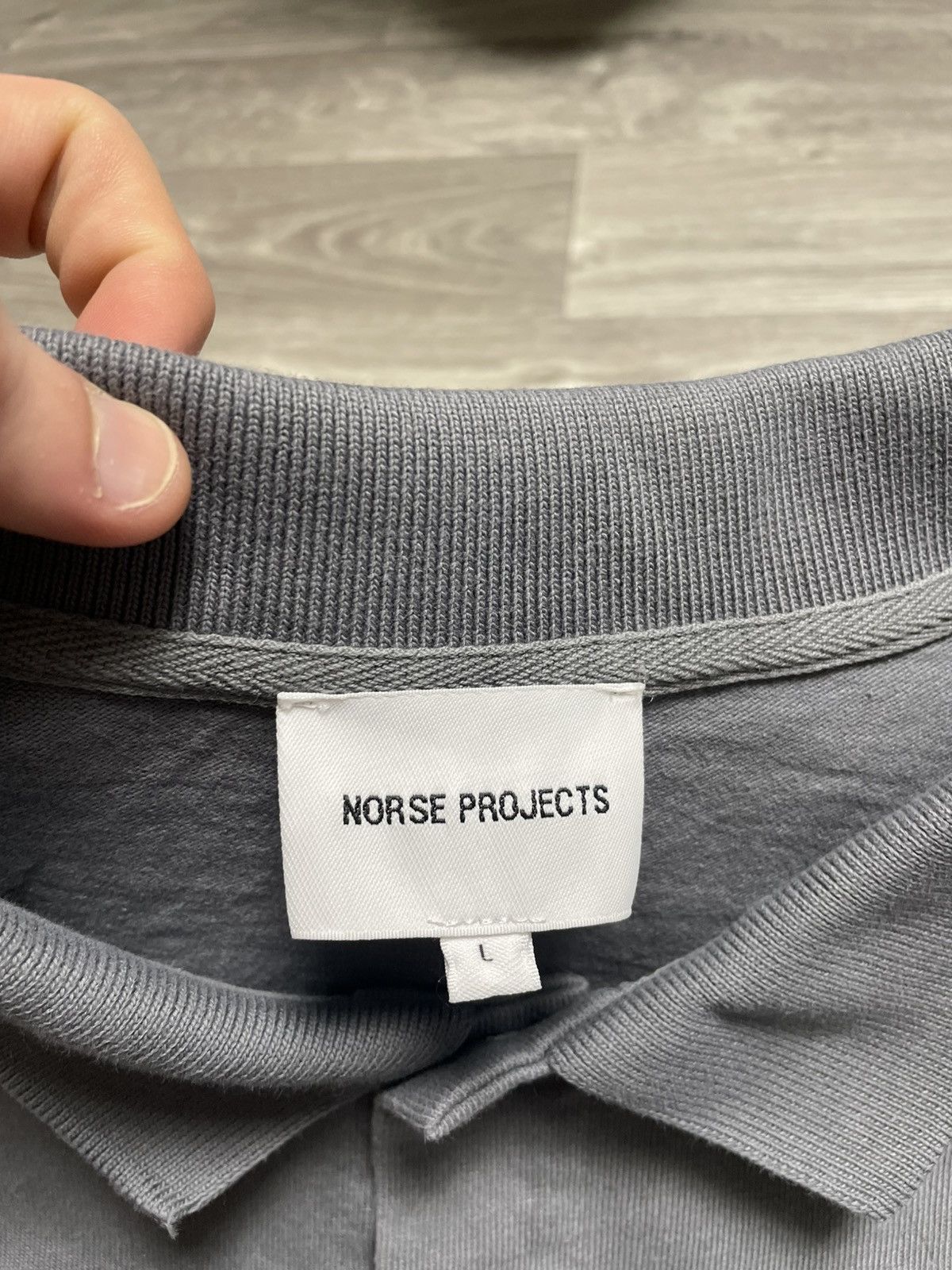 Norse Projects Norse Projects Gustav Tab Series Heavy Jersey Shirt Size US L / EU 52-54 / 3 - 8 Thumbnail