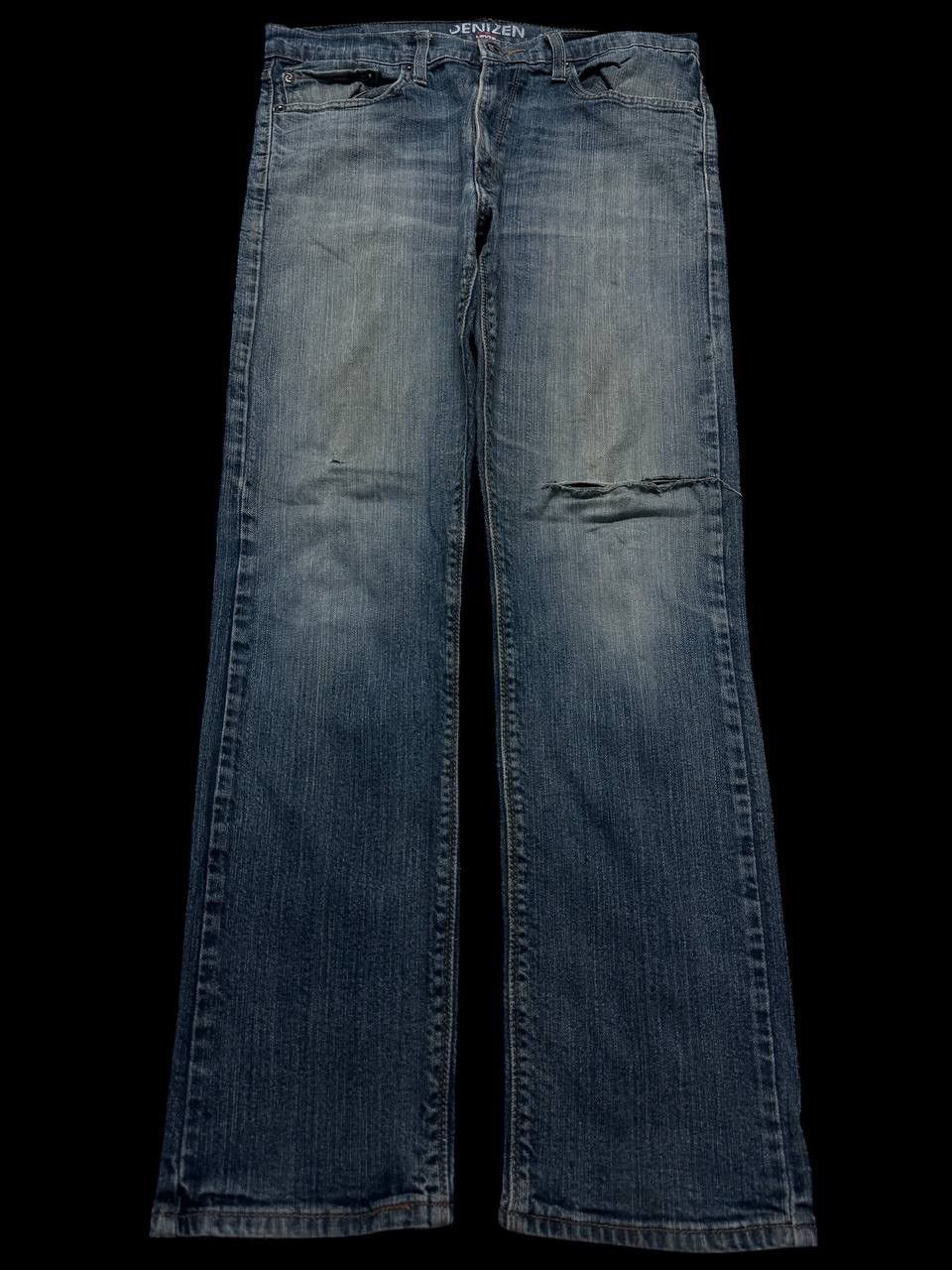 Levi's GRUNGE Levi’s Slim Straight Fit Faded Distressed Blue Jeans Size US 33 - 1 Thumbnail