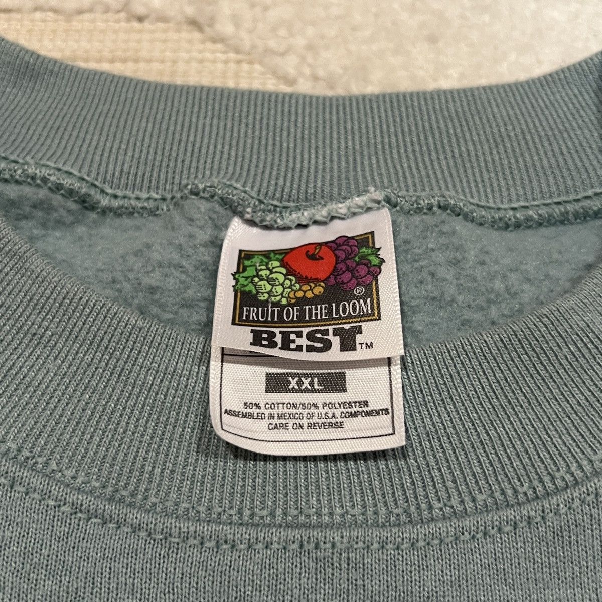 Fruit Of The Loom Vintage 90s Wolf Dog Animal Nature Crewneck Sweatshirt XXL Size US XXL / EU 58 / 5 - 3 Thumbnail