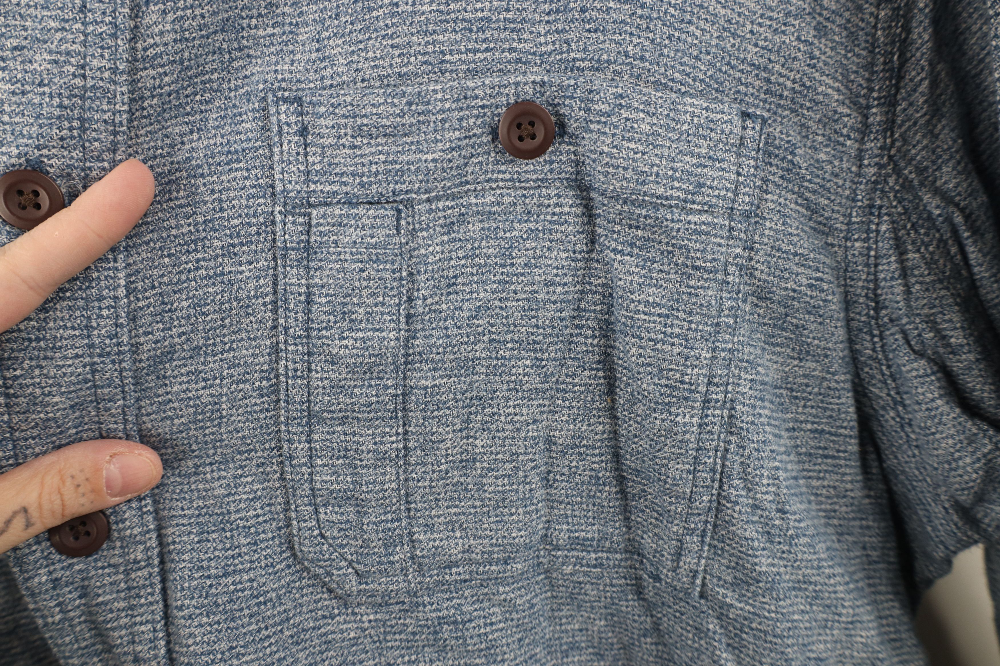 Duluth Trading Company Duluth Trading Co Chambray Collared Button Down Shirt Size US XL / EU 56 / 4 - 5 Thumbnail