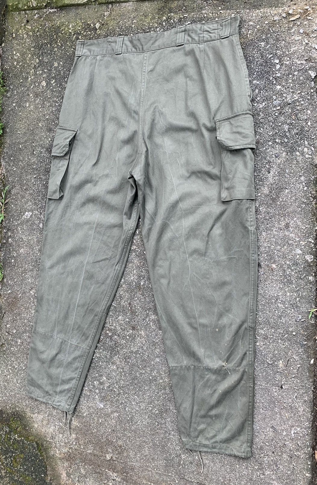 Vintage Rare.. Vintage Distressed French Army Cargo Pants Size US 38 / EU 54 - 7 Thumbnail