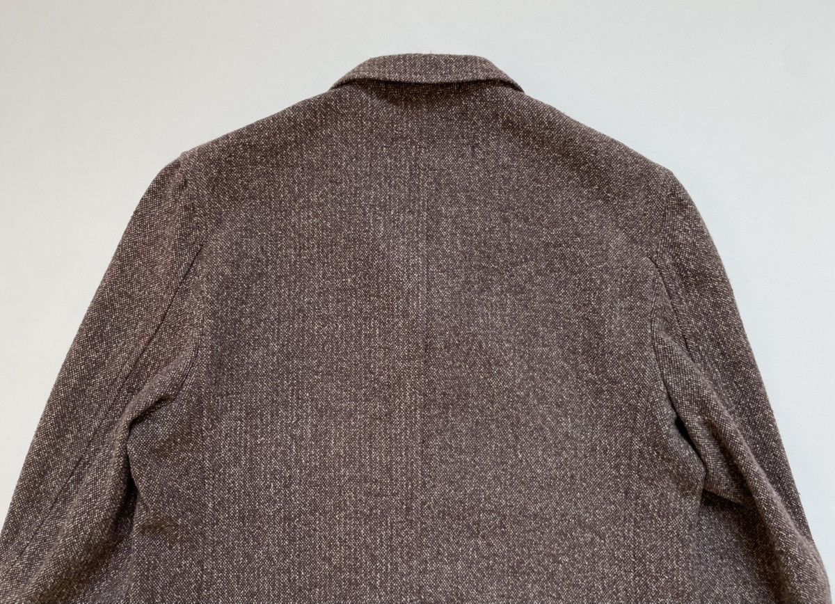 Comme des Garcons Homme Plus S/S 1995 Brown Weave Cotton Overcoat Size US M / EU 48-50 / 2 - 15 Thumbnail