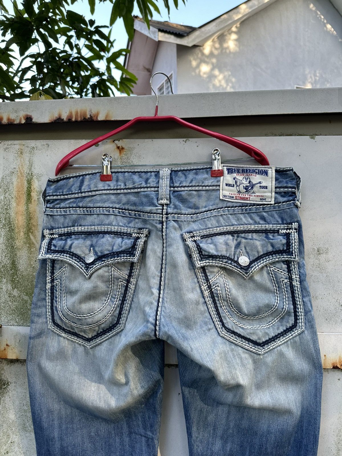 True Religion 👹Vintage True Religion Baggy Straight Cut Jeans Size US 34 / EU 50 - 8 Thumbnail