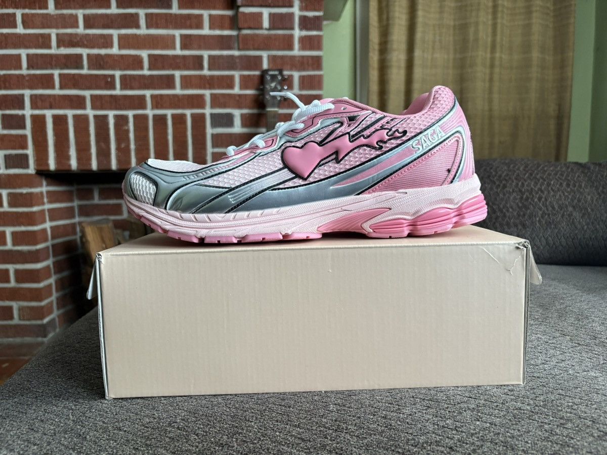 Other Sad Boy Saga Pink Ribbon Trainers Size US 13 / EU 46 - 7 Thumbnail