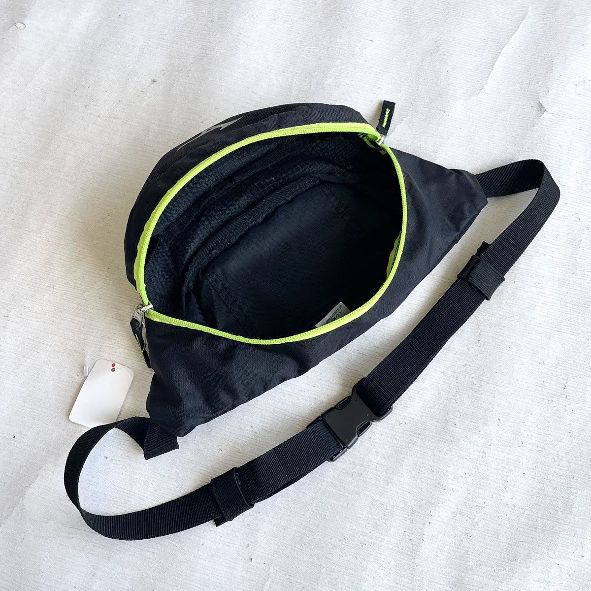 Mizuno Mizuno Black Green Waist Bag Size ONE SIZE - 6 Thumbnail