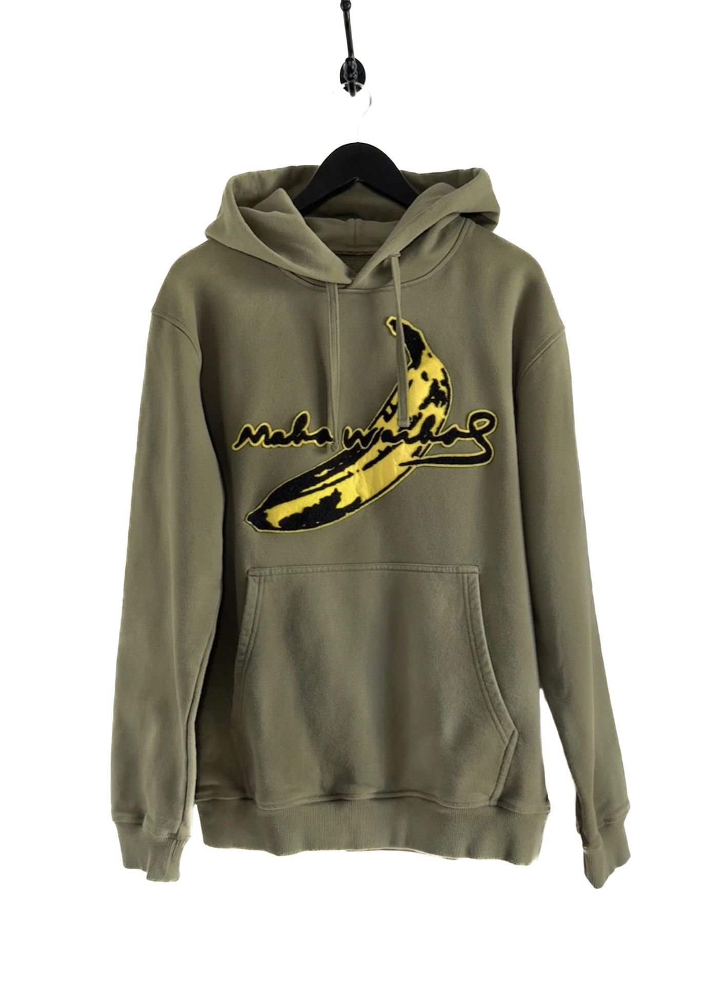 Andy Warhol Maharishi X Andy Warhol Banana Appliqué Green Hoodie Size US S / EU 44-46 / 1 - 1 Thumbnail