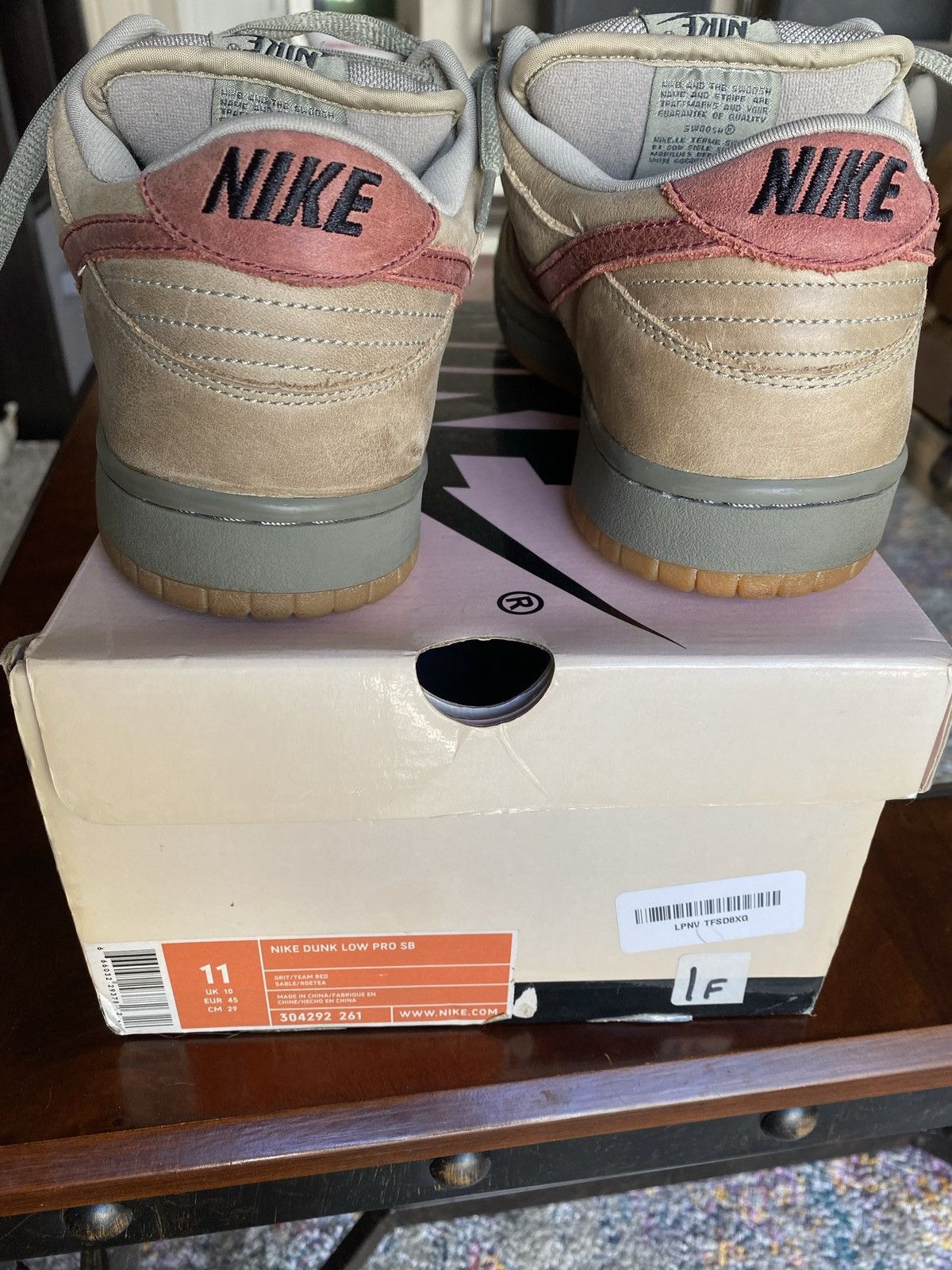 Nike Dunk Low Pro SB Team Grits Size US 11 / EU 44 - 6 Thumbnail