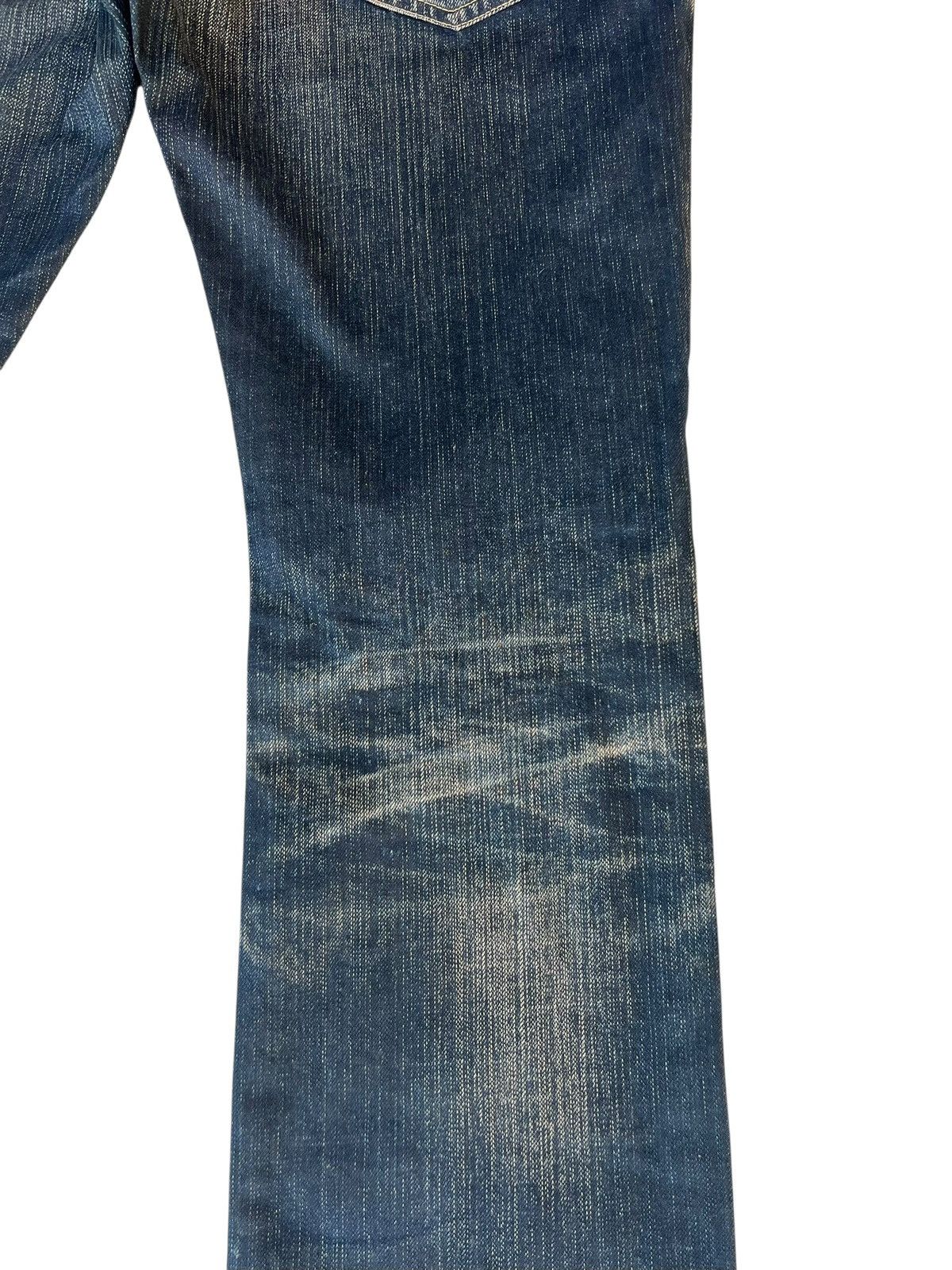 Tornado Mart Trashed Tornado Mart Distress Dirty Mud Denim Flare Jeans Size US 33 - 21 Thumbnail