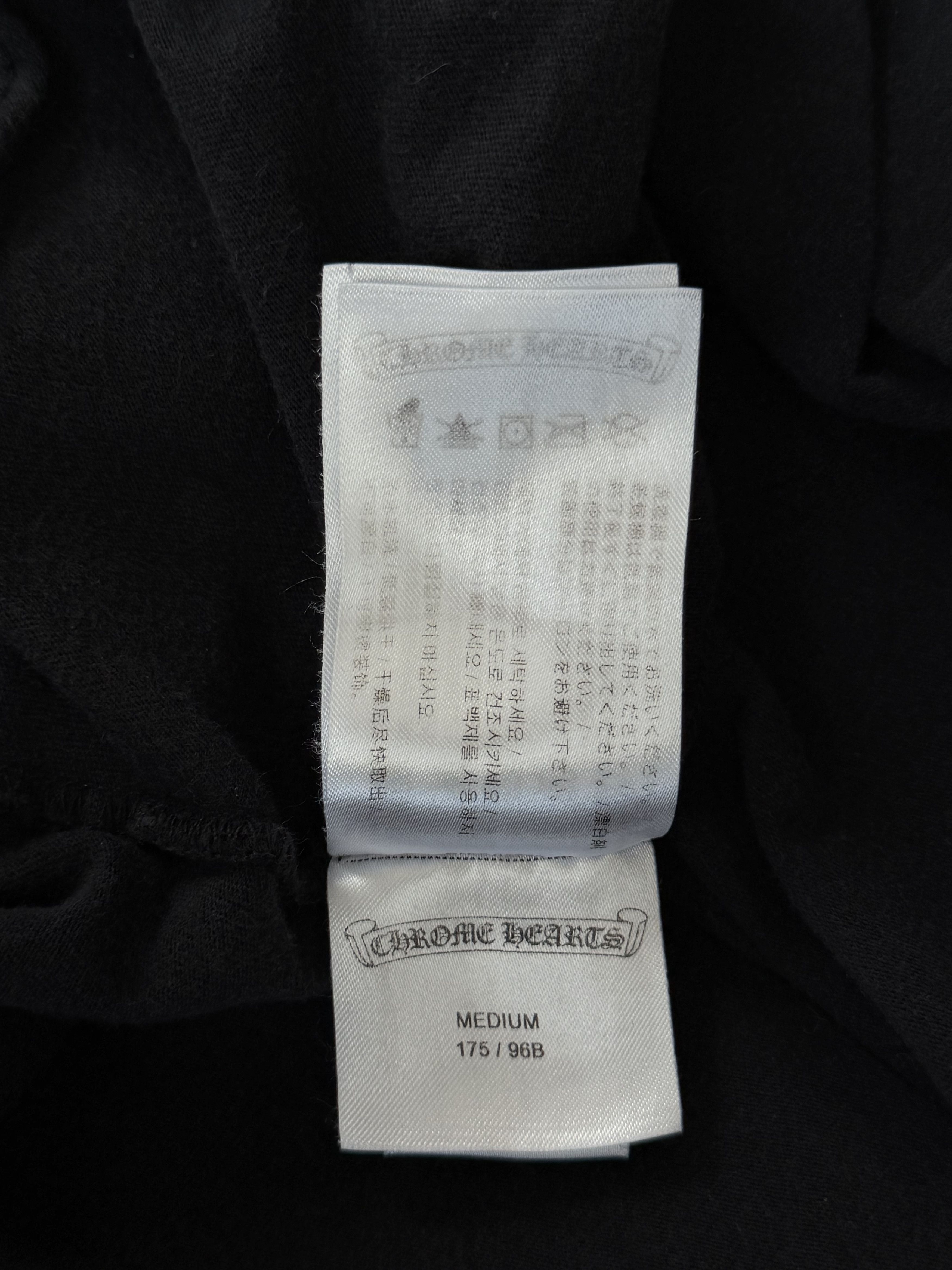 Chrome Hearts Chrome Hearts Black & Brown Neck Logo T-Shirt Size US M / EU 48-50 / 2 - 6 Thumbnail