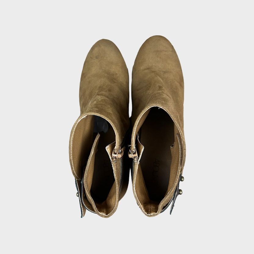 Nordstrom Abound | Loren Brown Heeled Ankle Booties | Size 9 Size US 9 / IT 39 - 7 Thumbnail