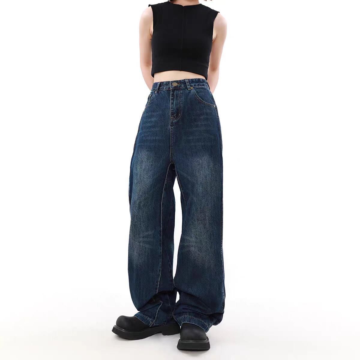 Japanese Brand × Jean Vintage Straight Fit Street Jeans Size US 28 / EU 44 - 5 Thumbnail