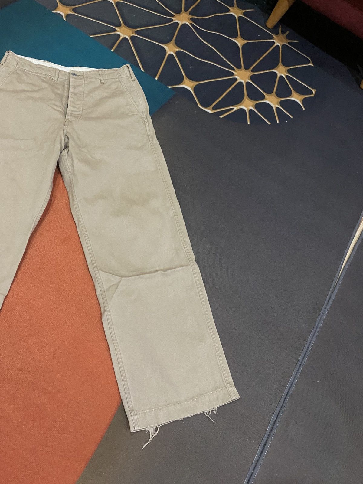 Buzz Rickson's Buzz Rickson Beige Military Chino Pants Made in Japan Size US 30 / EU 46 - 14 Thumbnail