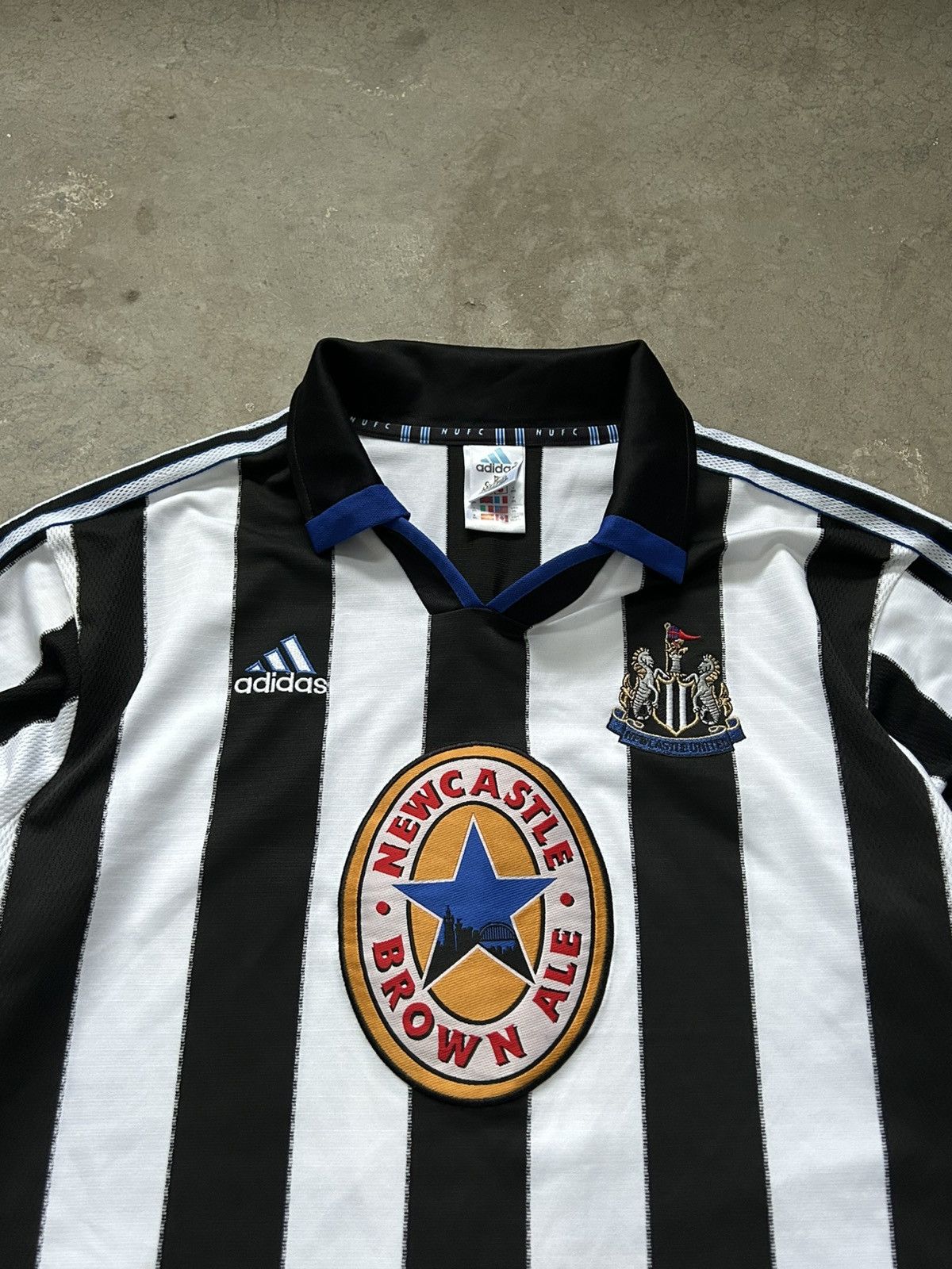 Adidas Adidas Newcastle United 1999/2000 Home Long Sleeve Jersey Size US XXL / EU 58 / 5 - 2 Thumbnail