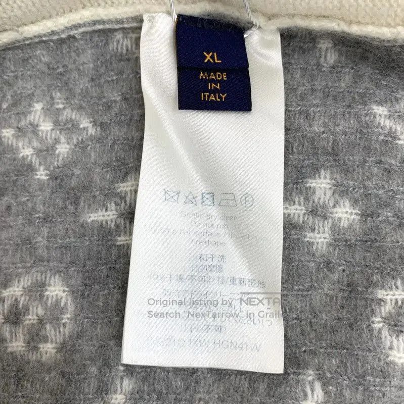 Louis Vuitton Louis Vuitton Beige Cashmere Knit Pullover Sweater . Size US XL / EU 56 / 4 - 6 Thumbnail