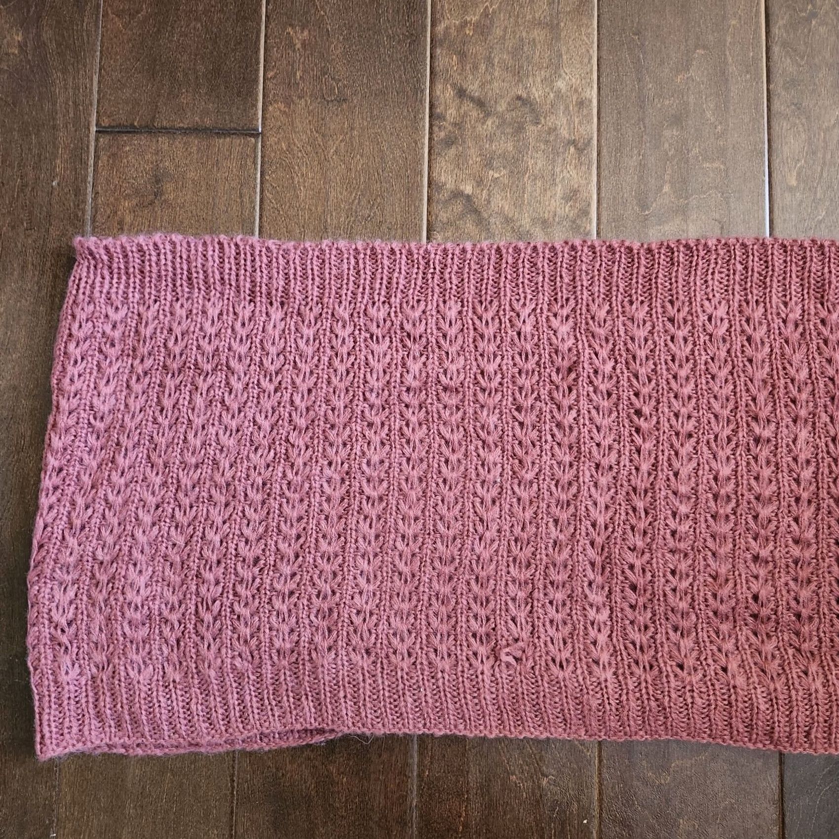 Nordstrom Nordstrom BP Pink Knit Infinity Scarf - Scarf, Women, O/S, Pink, Infinity, Knit, Winter Fall Spring Size ONE SIZE - 3 Thumbnail